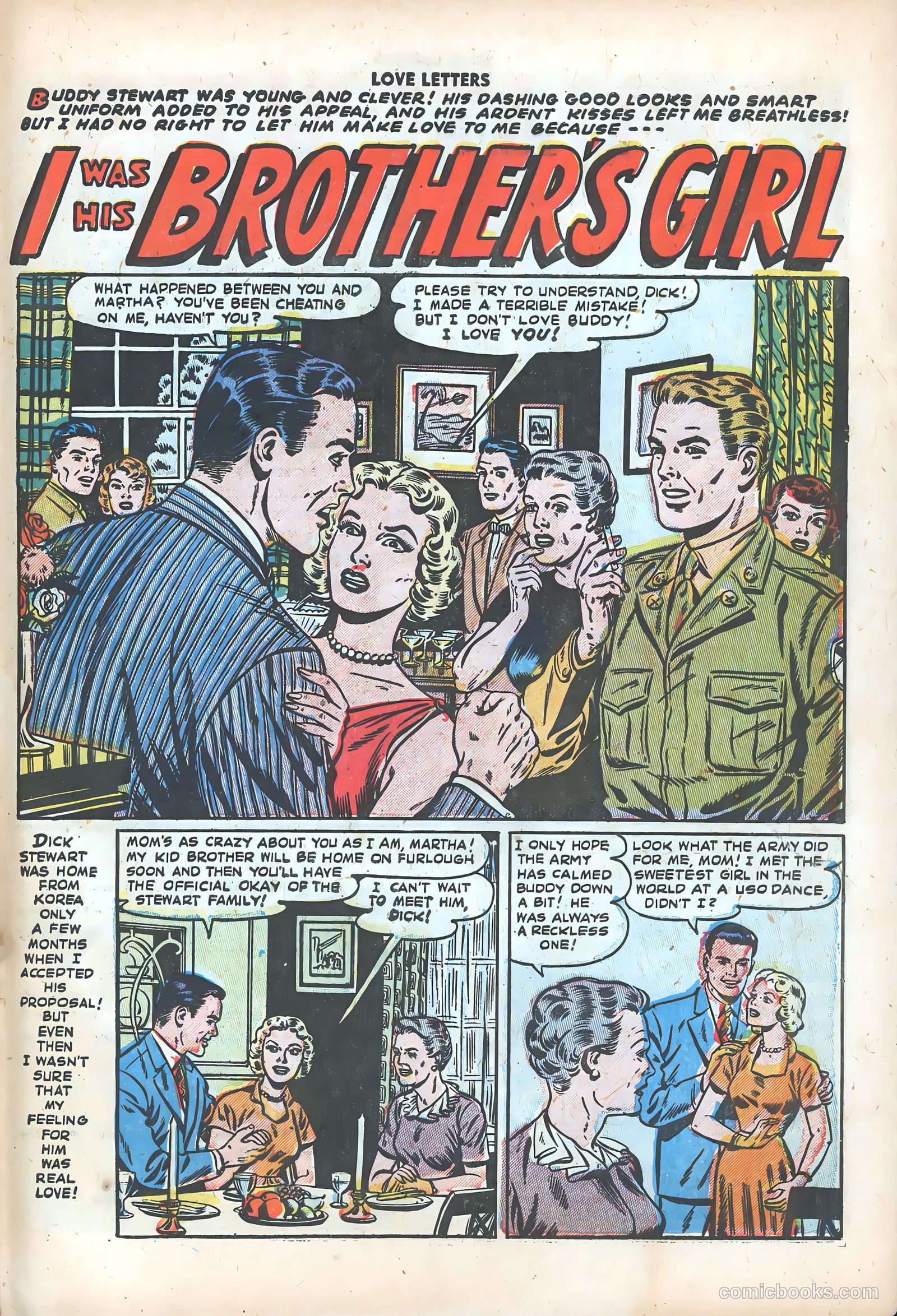 Love Letters #32 (1954) — page 27 of 37