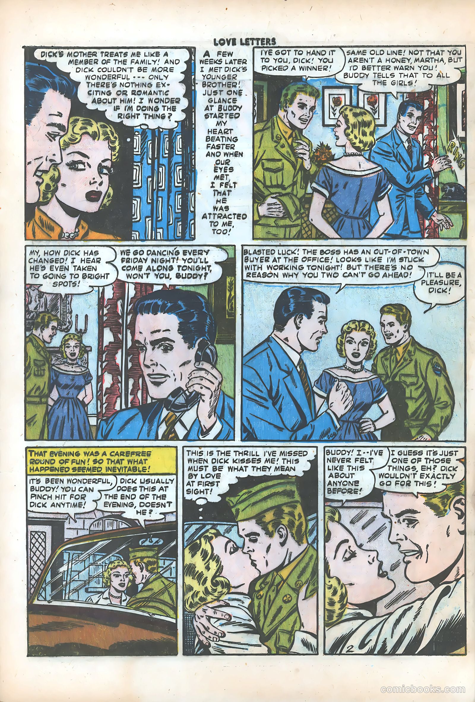 Love Letters #32 (1954) — page 28 of 37