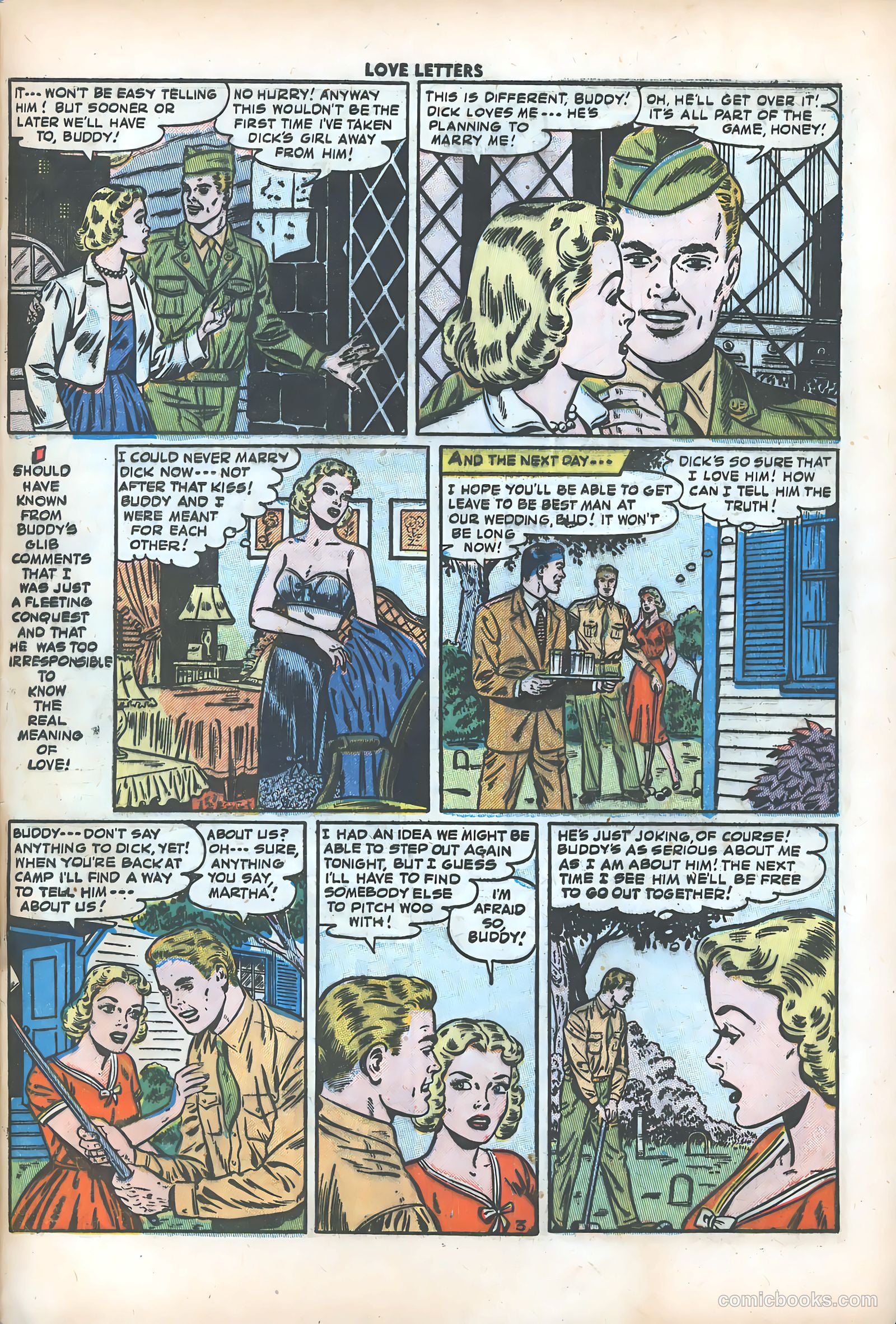 Love Letters #32 (1954) — page 29 of 37