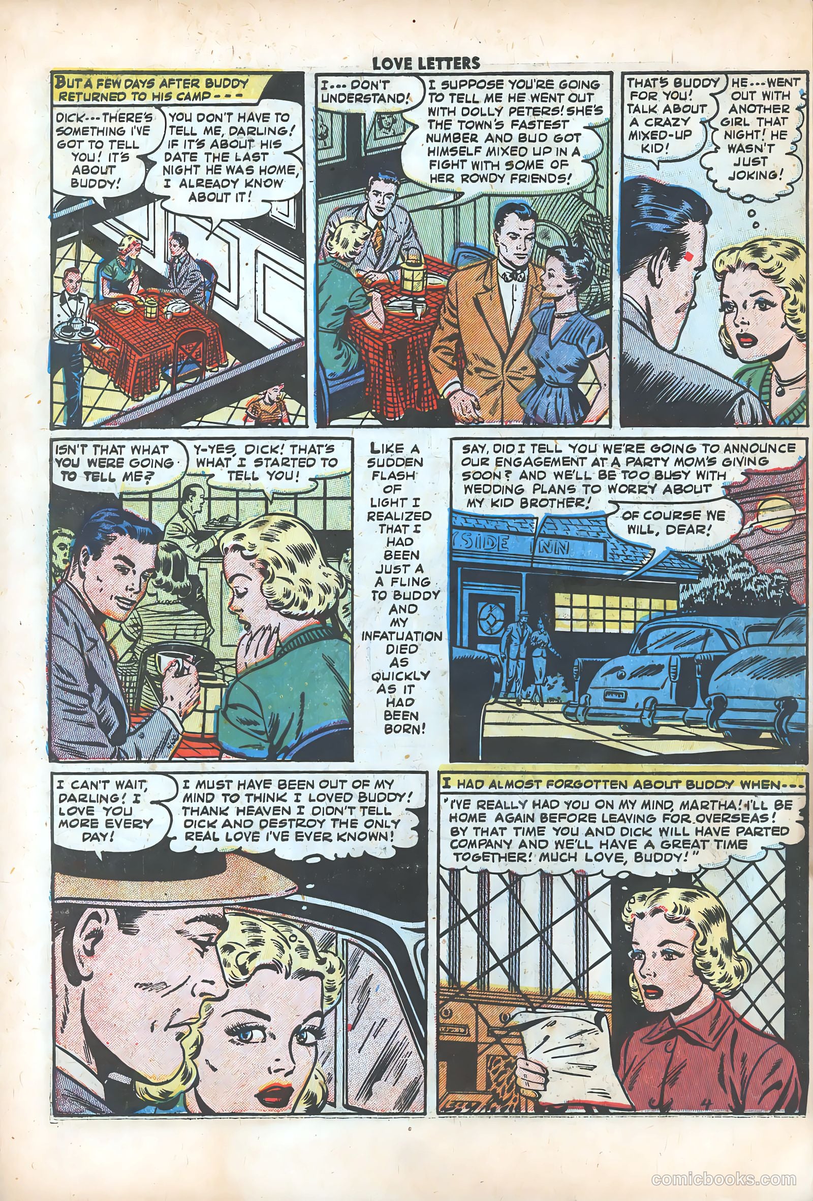 Love Letters #32 (1954) — page 30 of 37