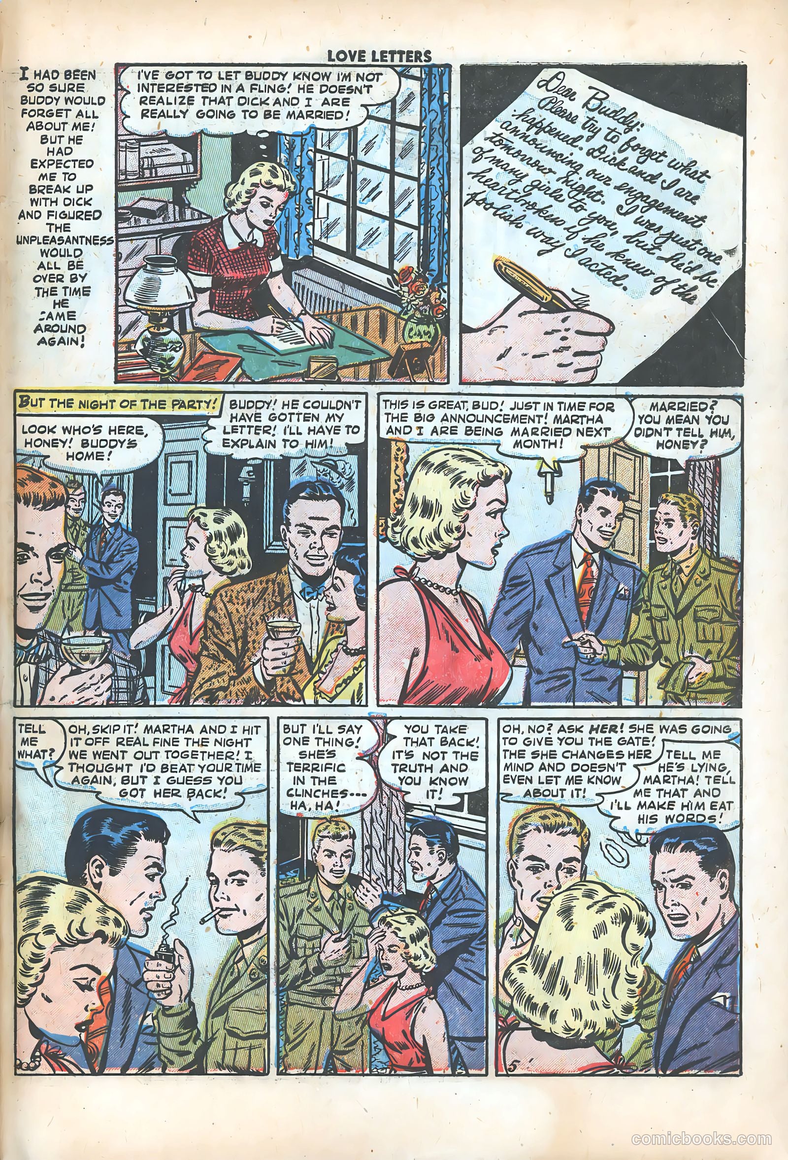Love Letters #32 (1954) — page 31 of 37