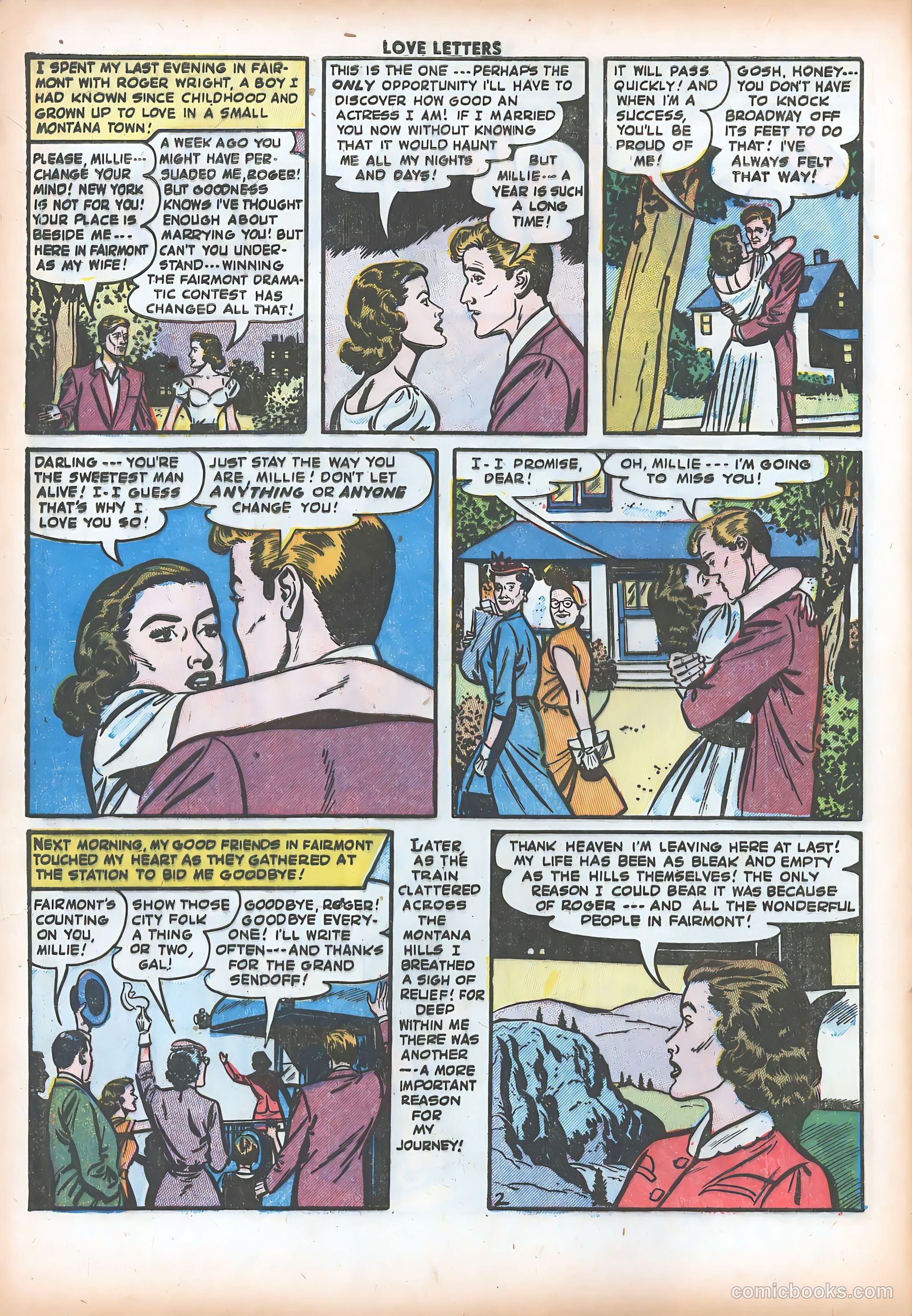 Love Letters #33 (1954) — page 4 of 36