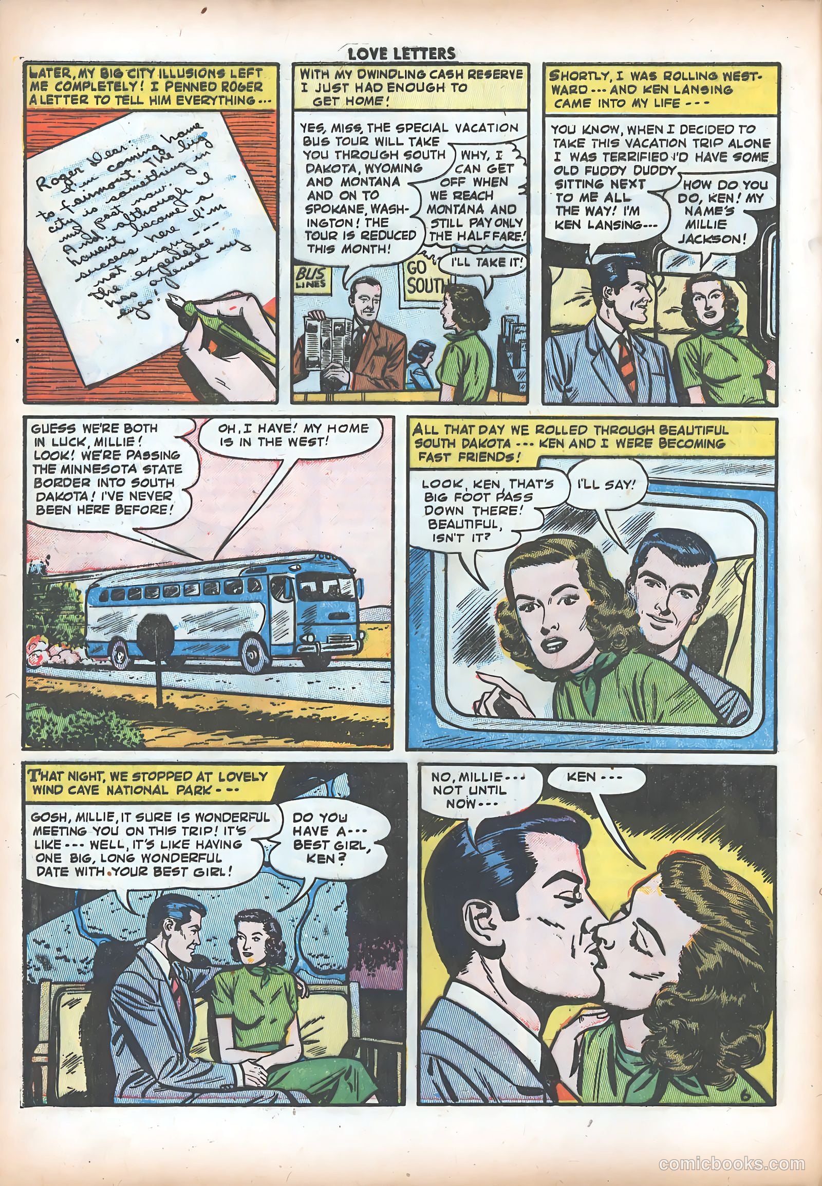 Love Letters #33 (1954) — page 8 of 36