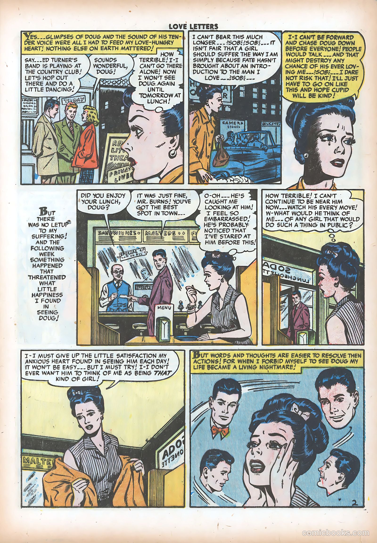 Love Letters #33 (1954) — page 13 of 36