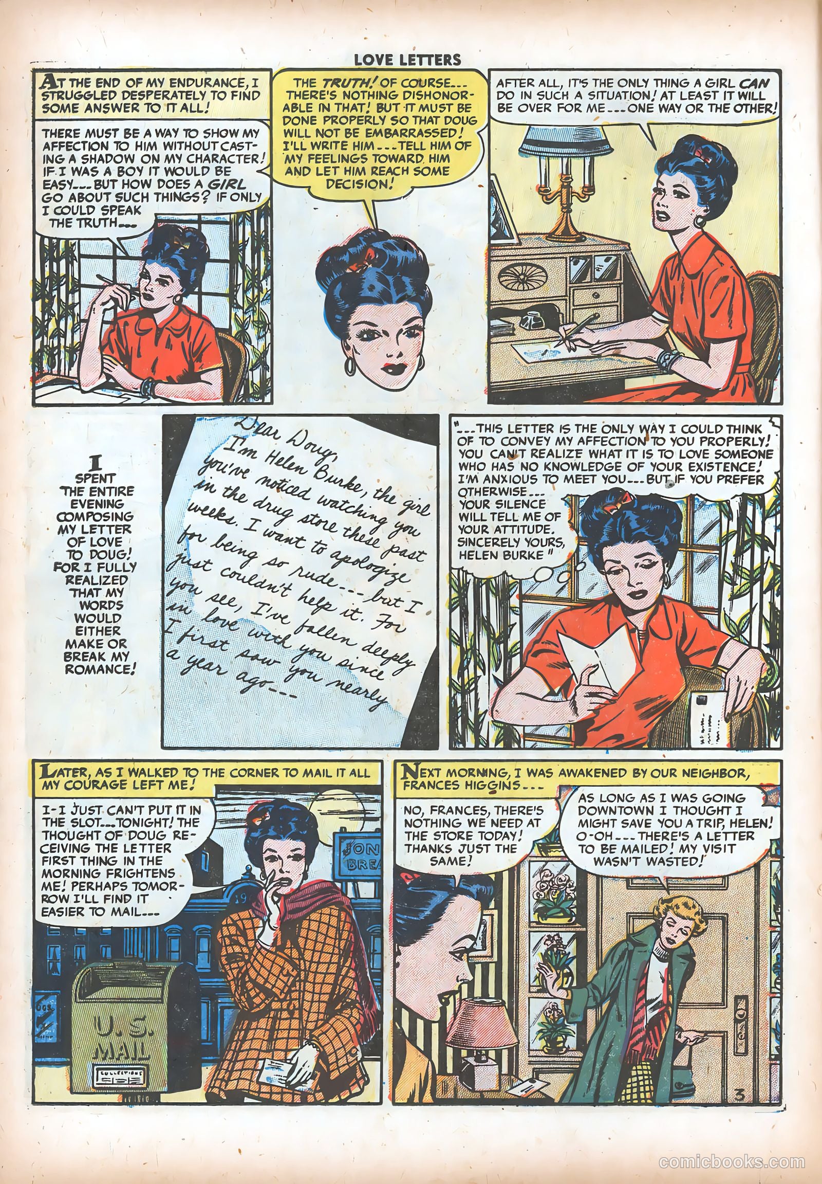 Love Letters #33 (1954) — page 14 of 36