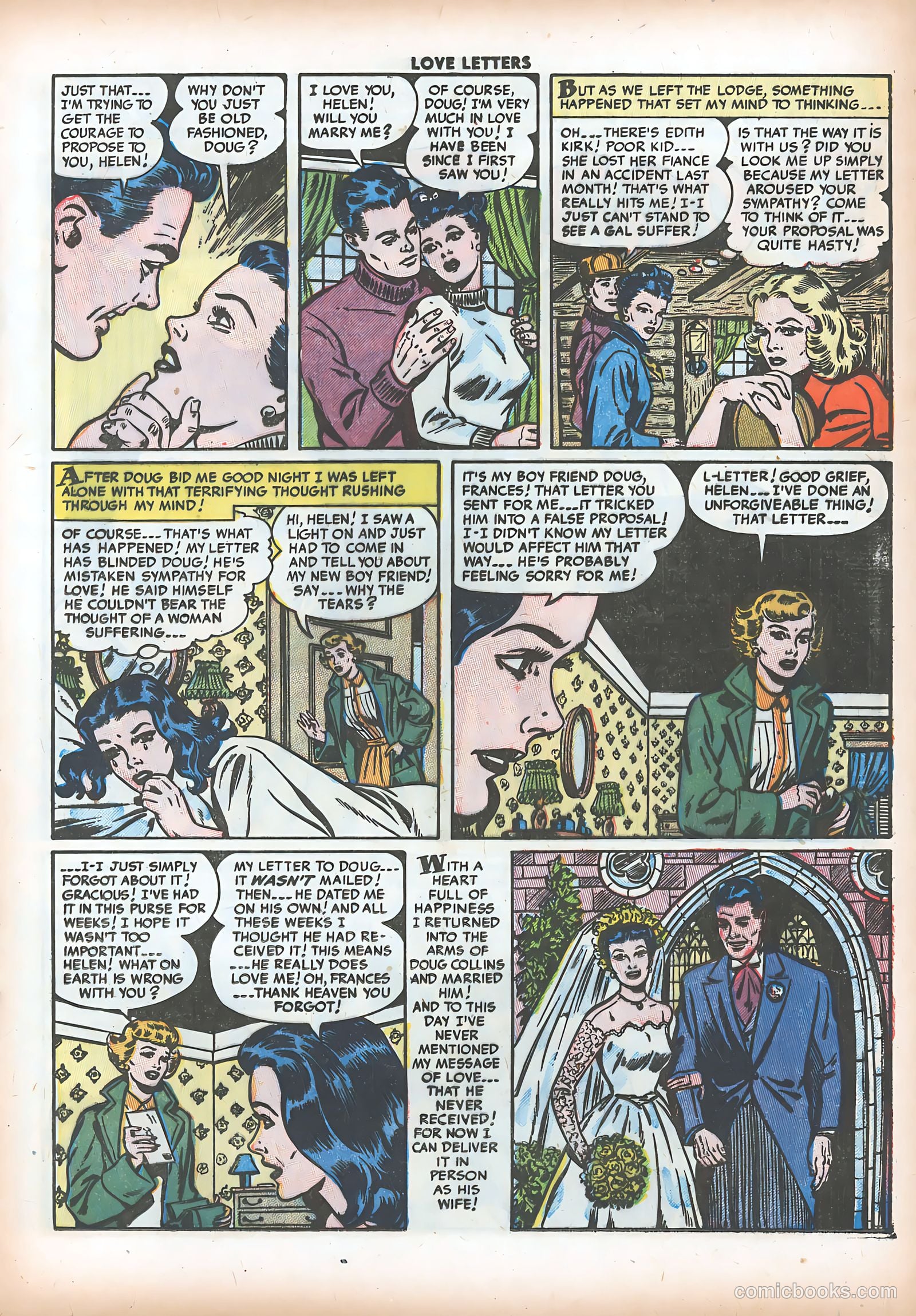 Love Letters #33 (1954) — page 17 of 36