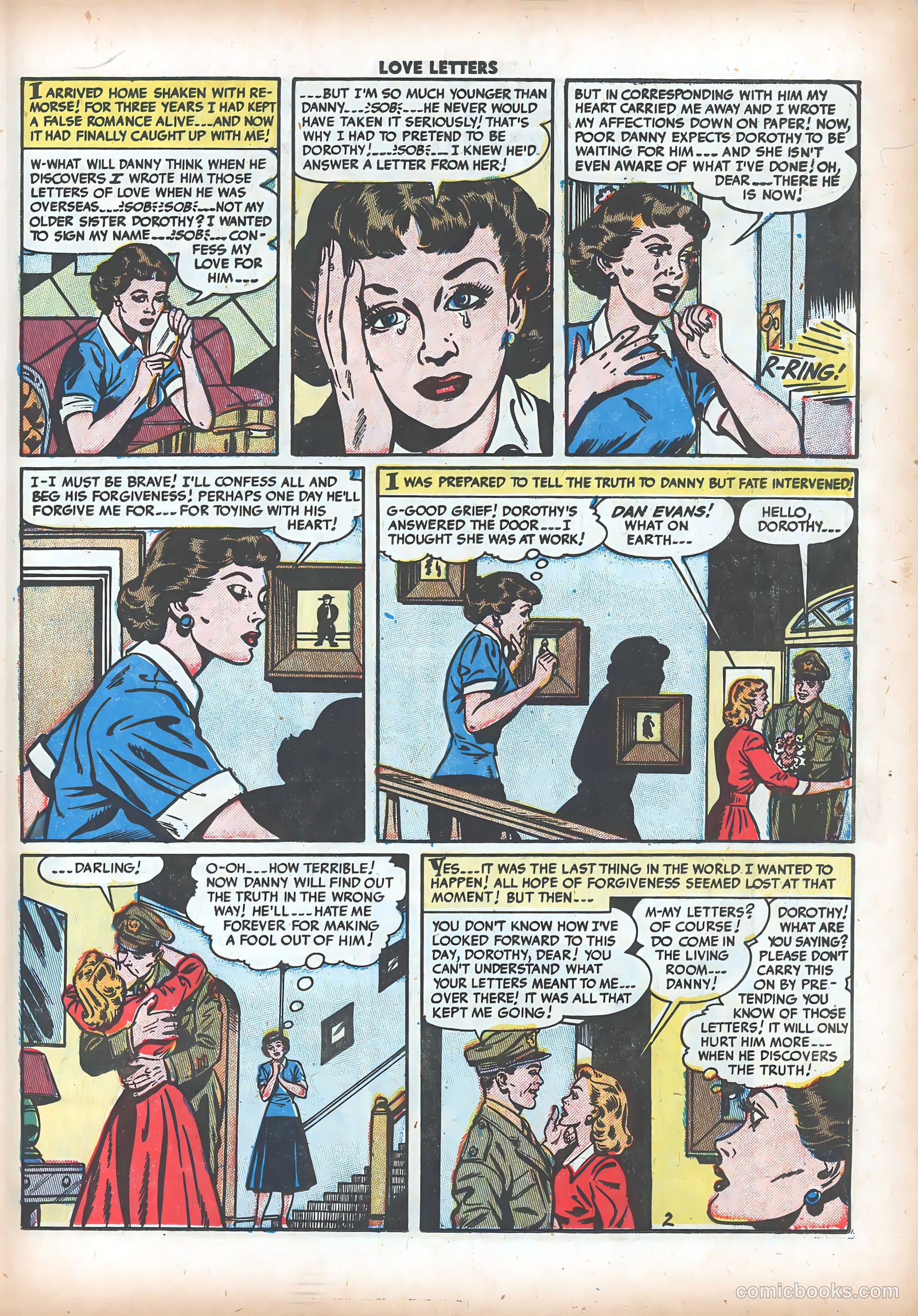 Love Letters #33 (1954) — page 19 of 36