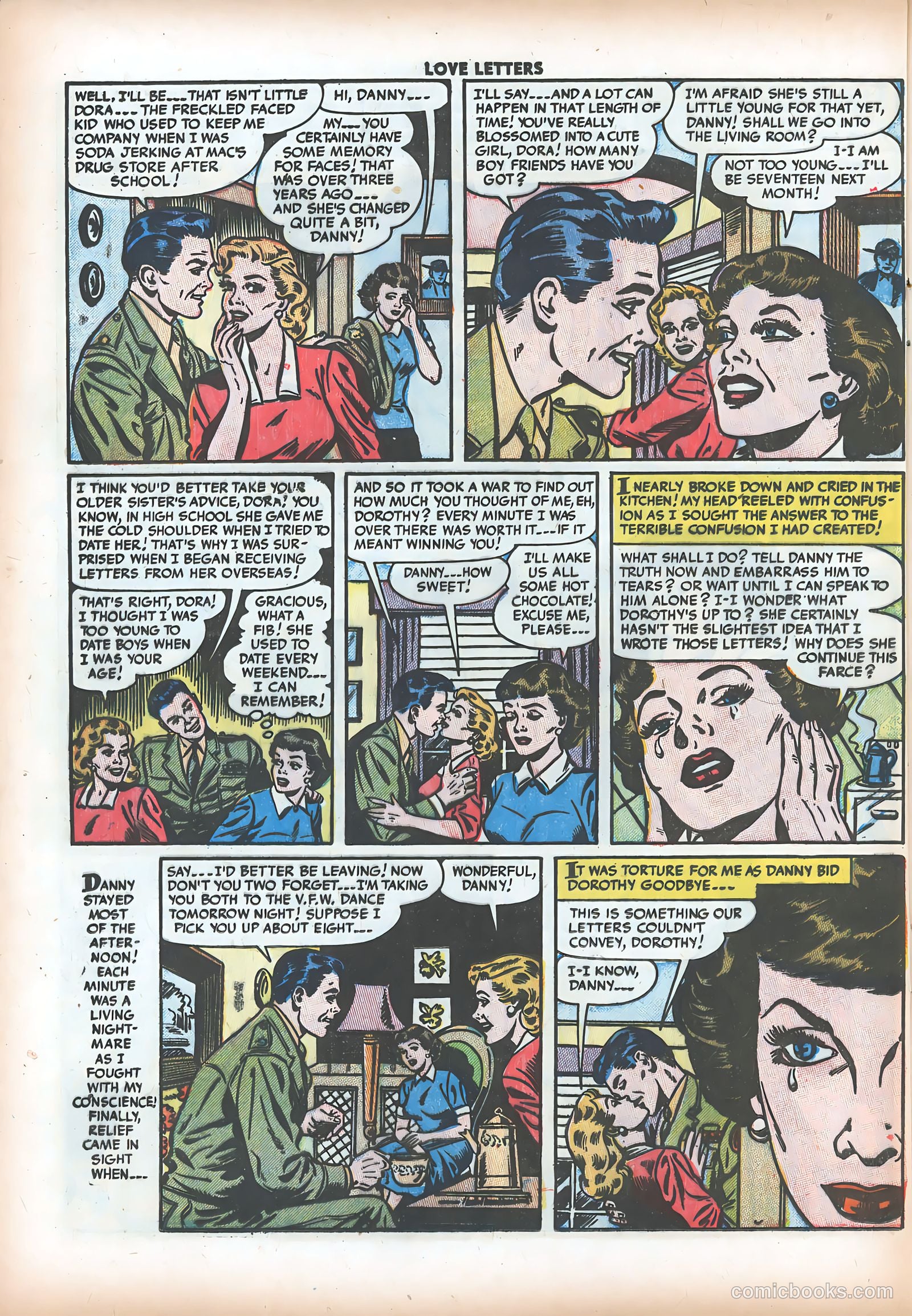 Love Letters #33 (1954) — page 20 of 36