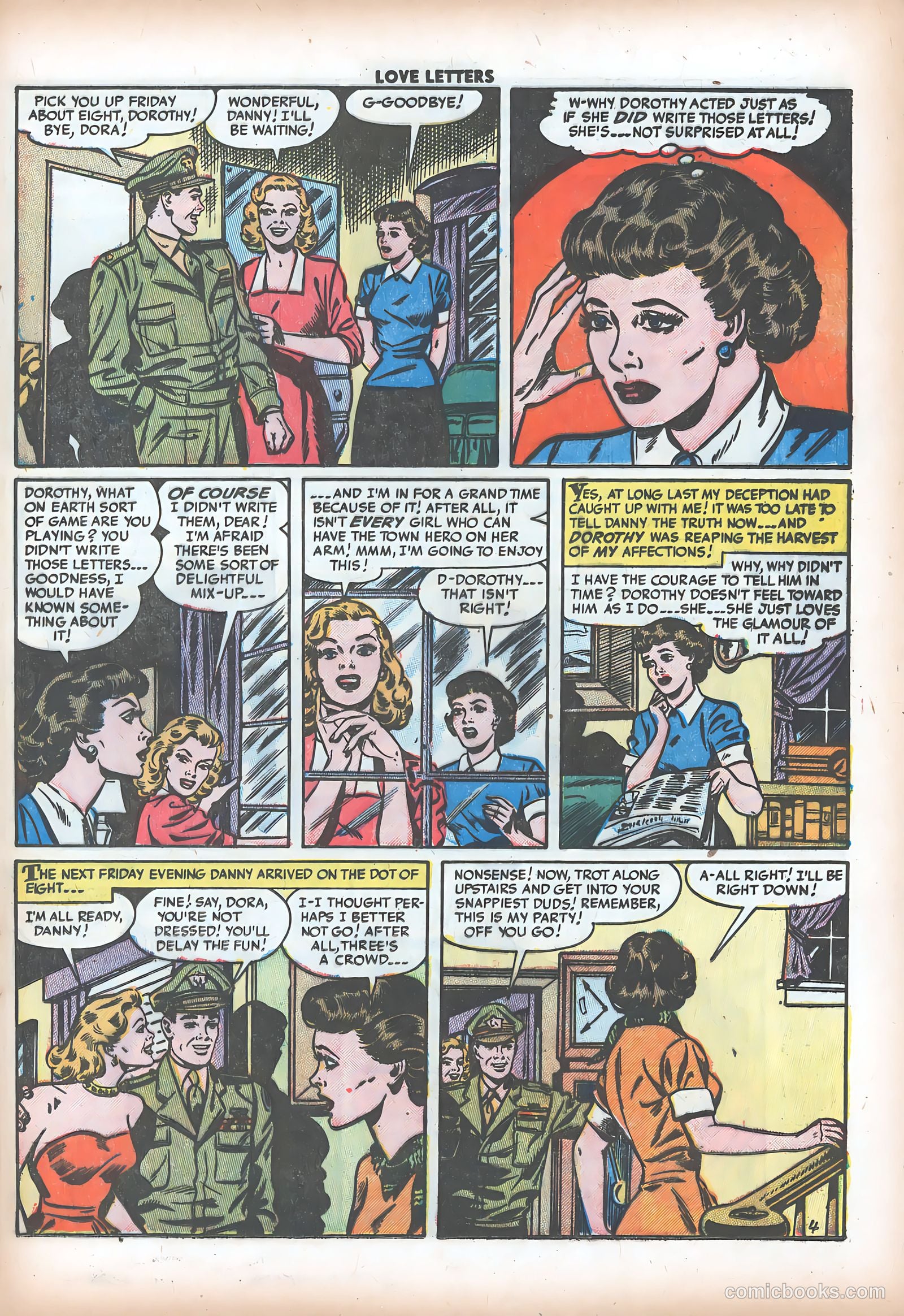 Love Letters #33 (1954) — page 21 of 36