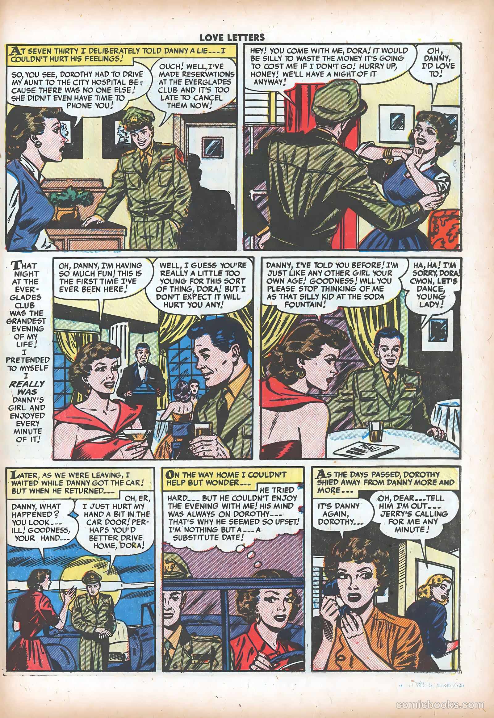 Love Letters #33 (1954) — page 23 of 36