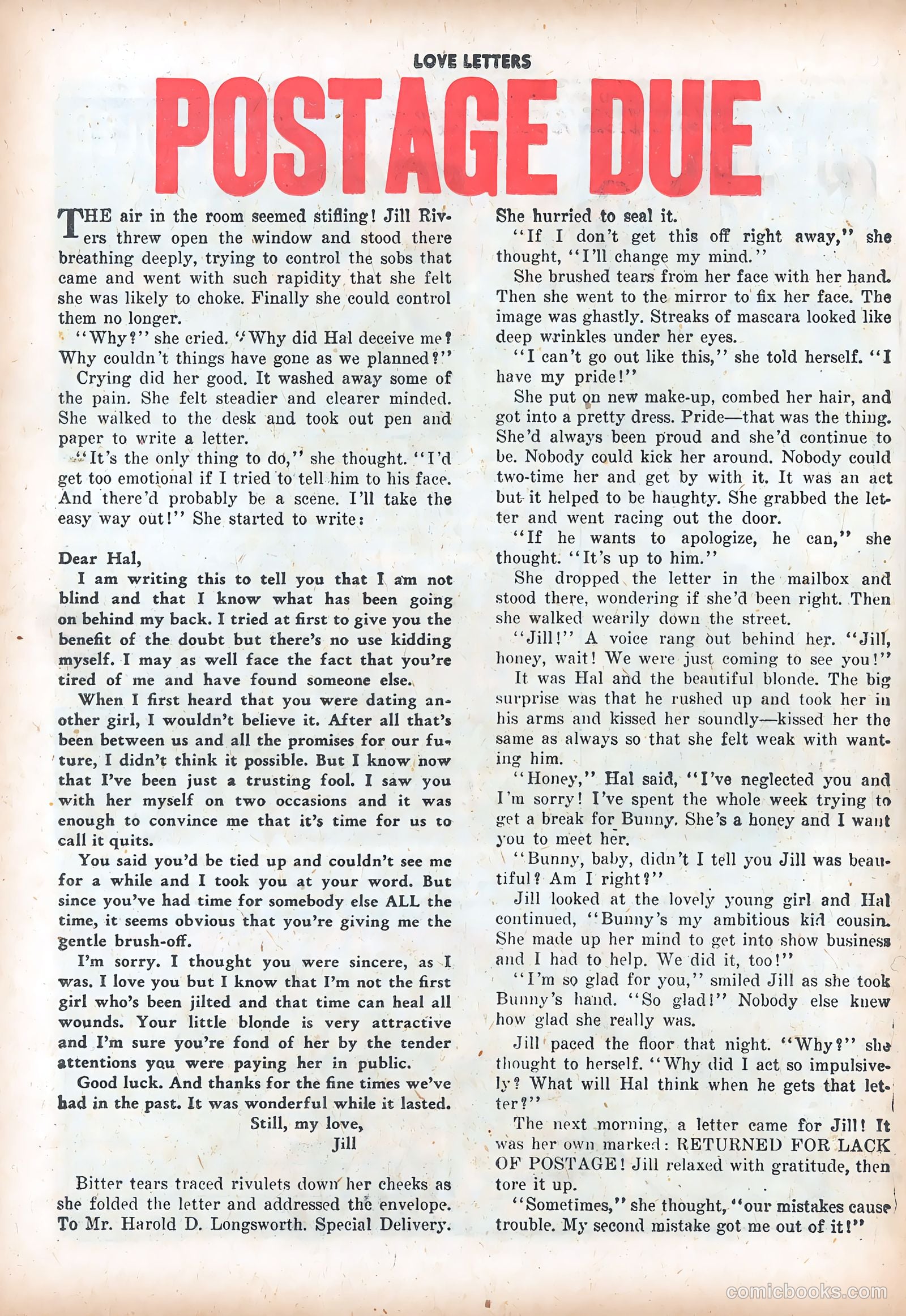 Love Letters #33 (1954) — page 26 of 36