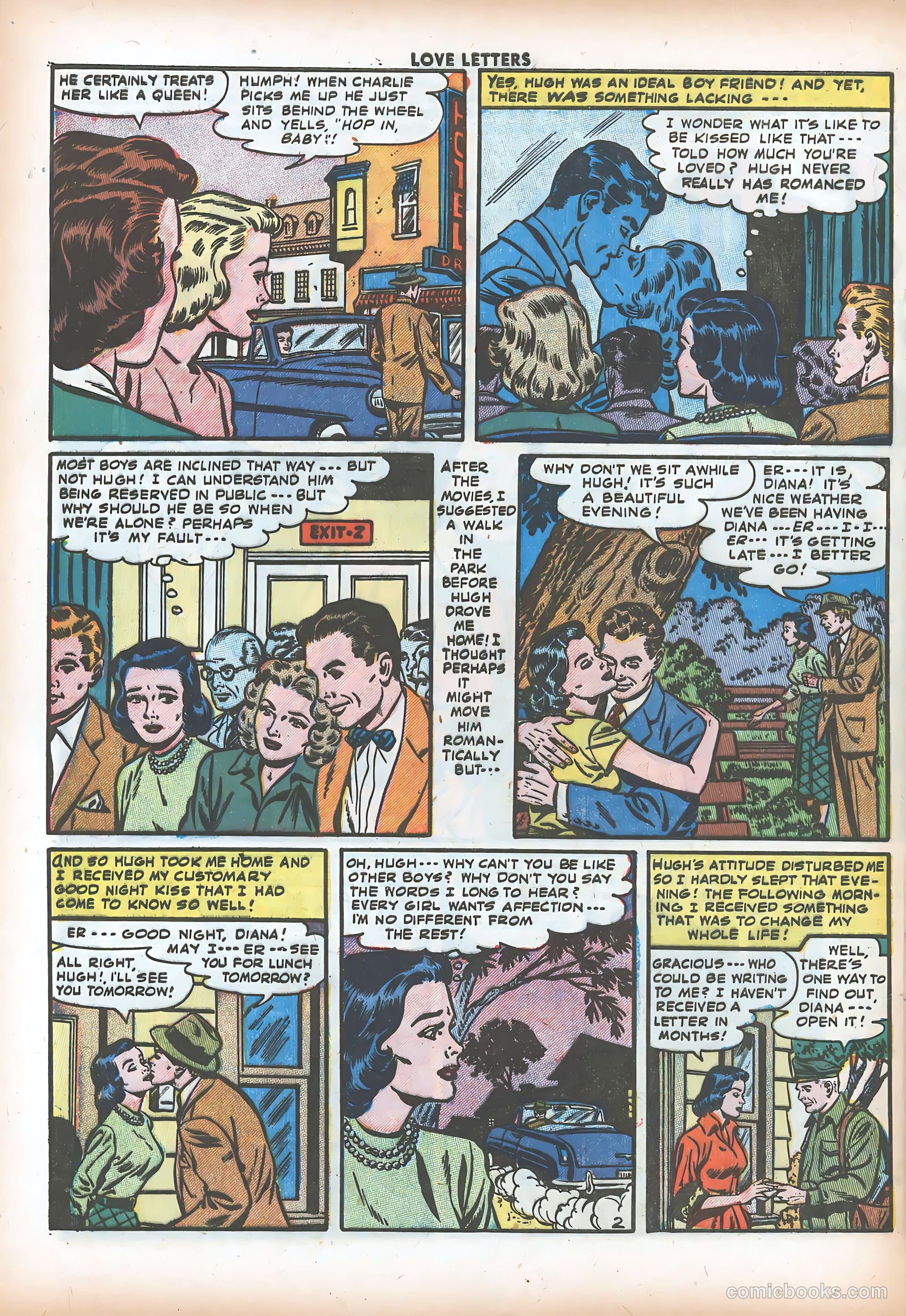 Love Letters #33 (1954) — page 28 of 36
