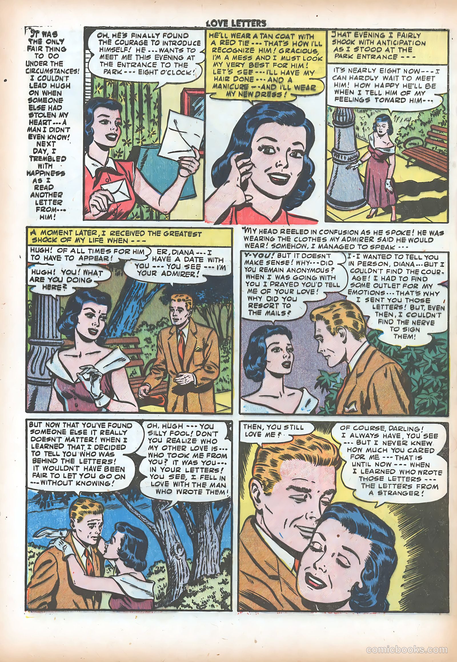 Love Letters #33 (1954) — page 32 of 36