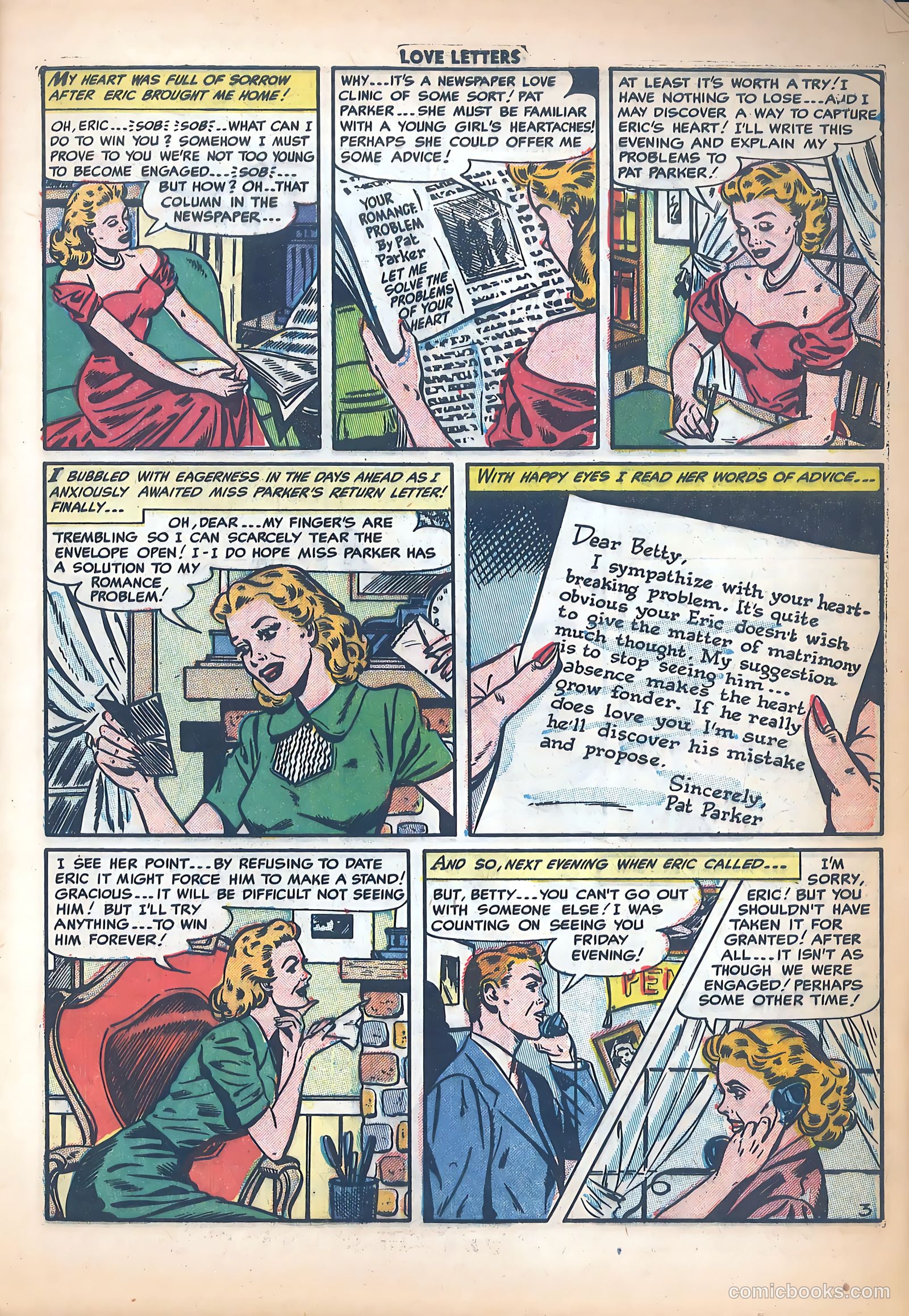 Love Letters #34 (1954) — page 5 of 37