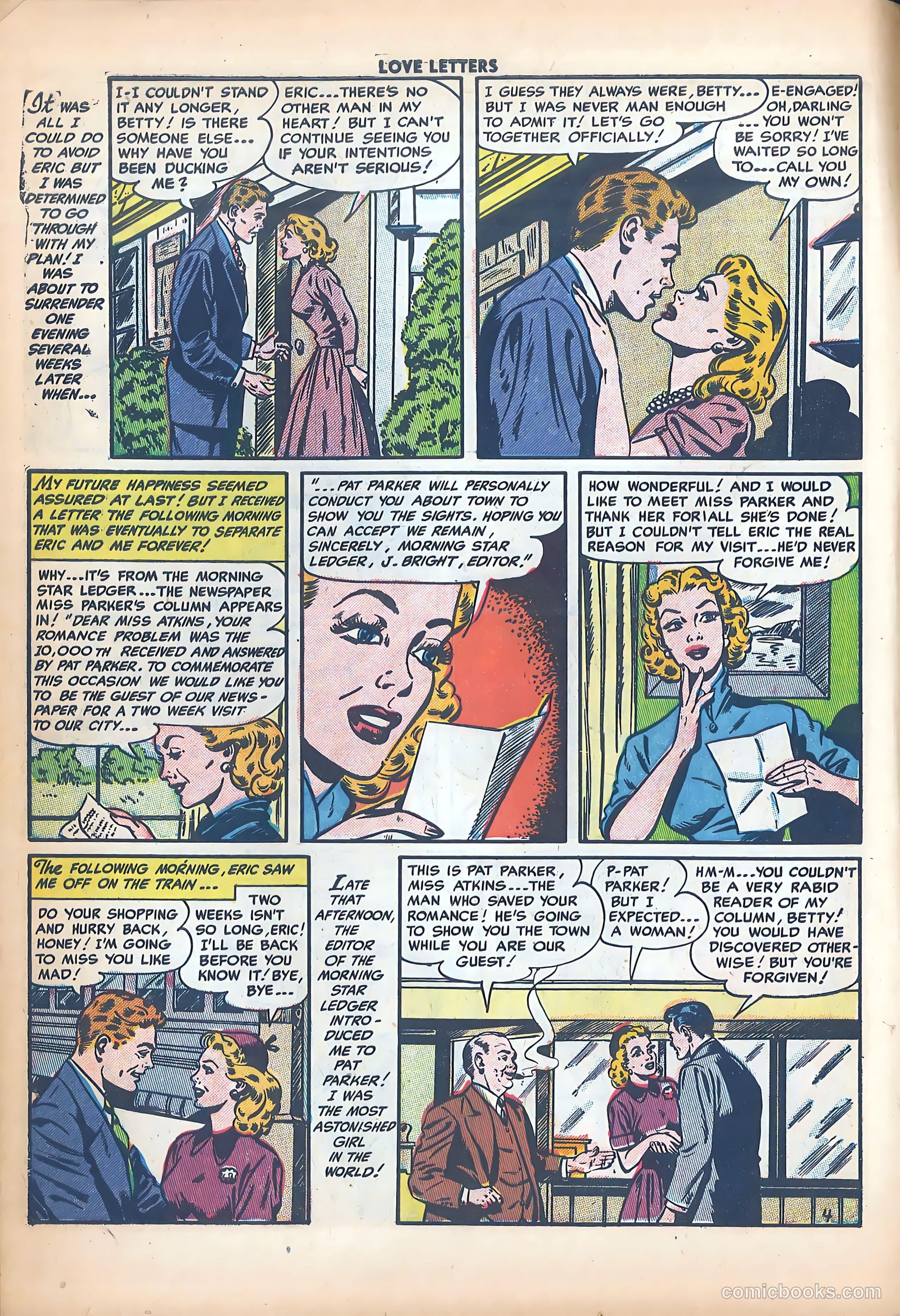 Love Letters #34 (1954) — page 6 of 37