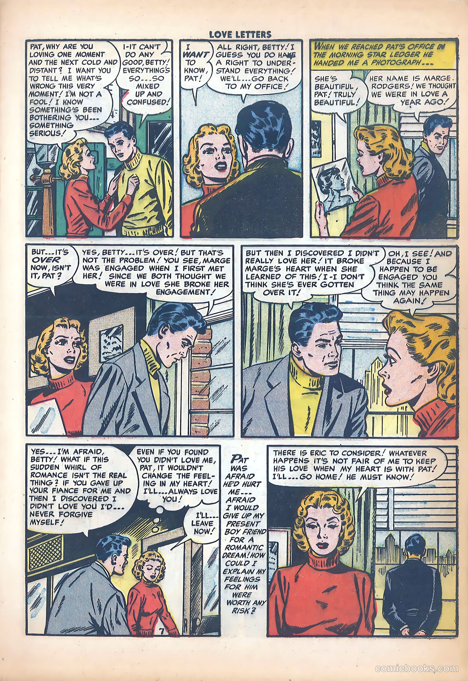 Love Letters #34 (1954) — page 9 of 37