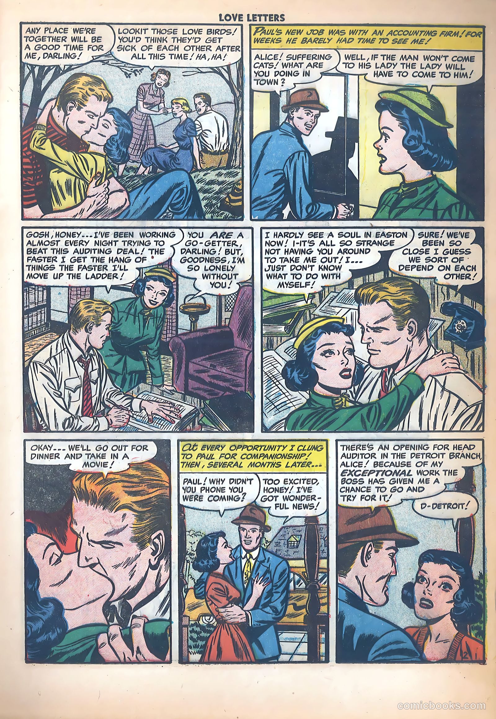 Love Letters #34 (1954) — page 13 of 37