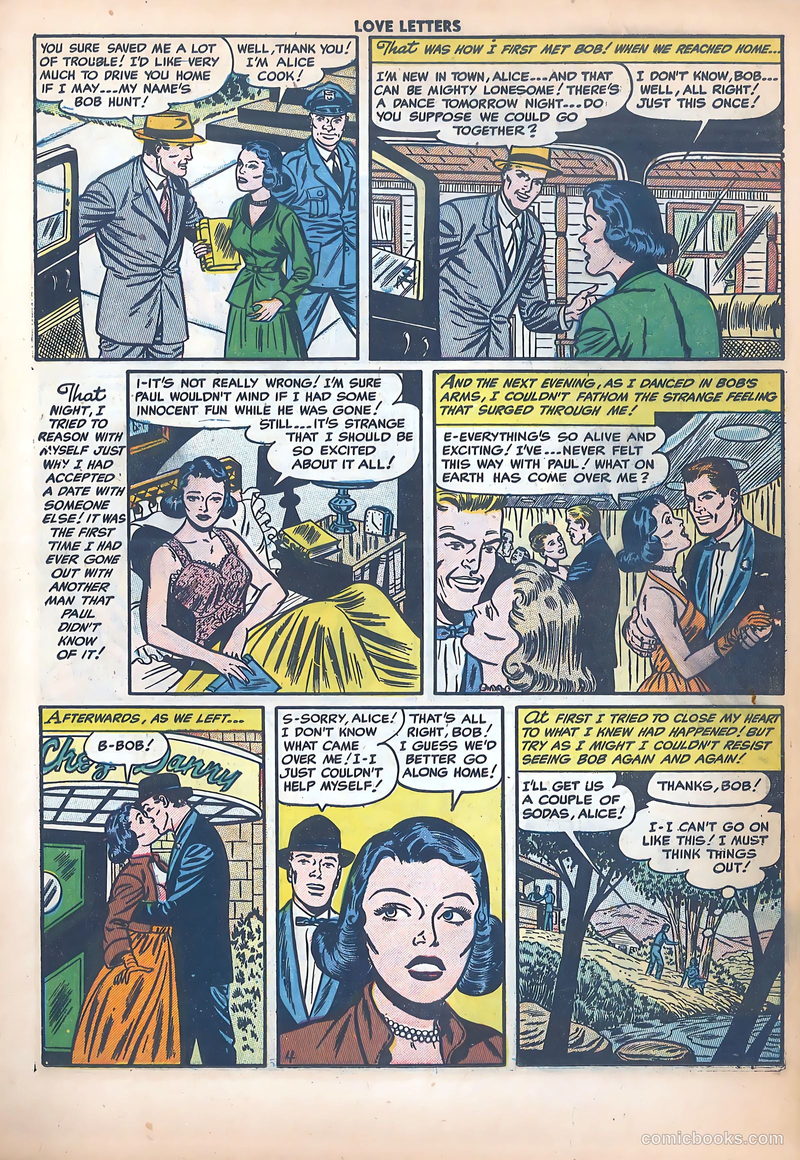Love Letters #34 (1954) — page 15 of 37