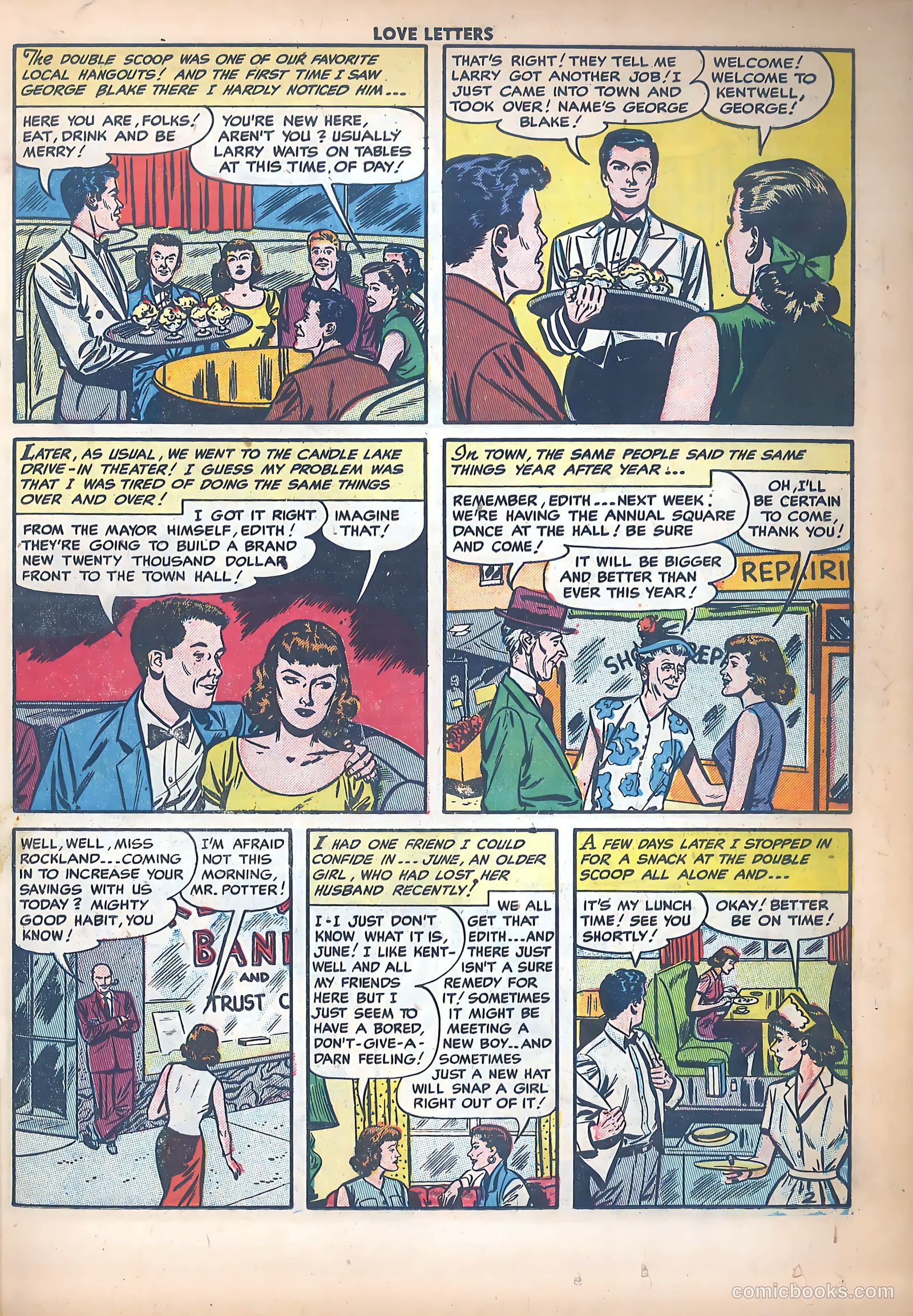 Love Letters #34 (1954) — page 19 of 37