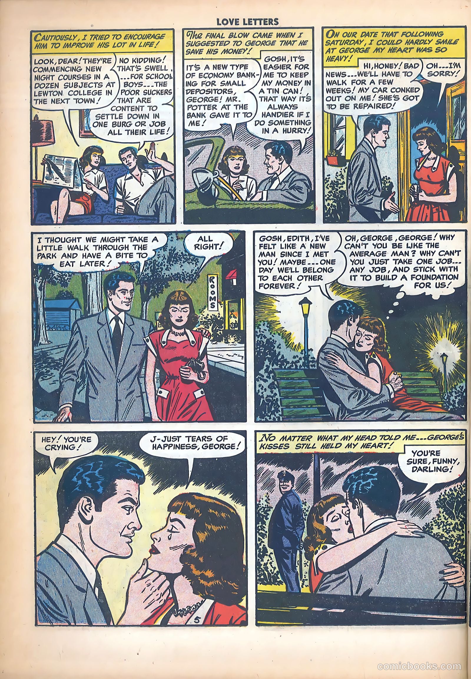Love Letters #34 (1954) — page 22 of 37