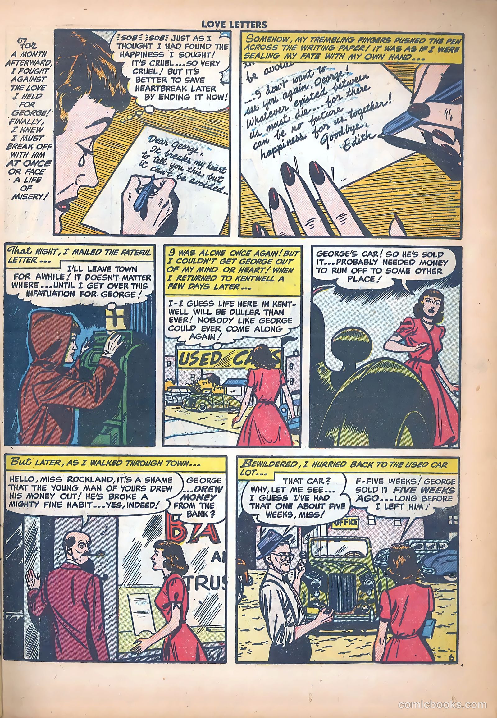 Love Letters #34 (1954) — page 23 of 37