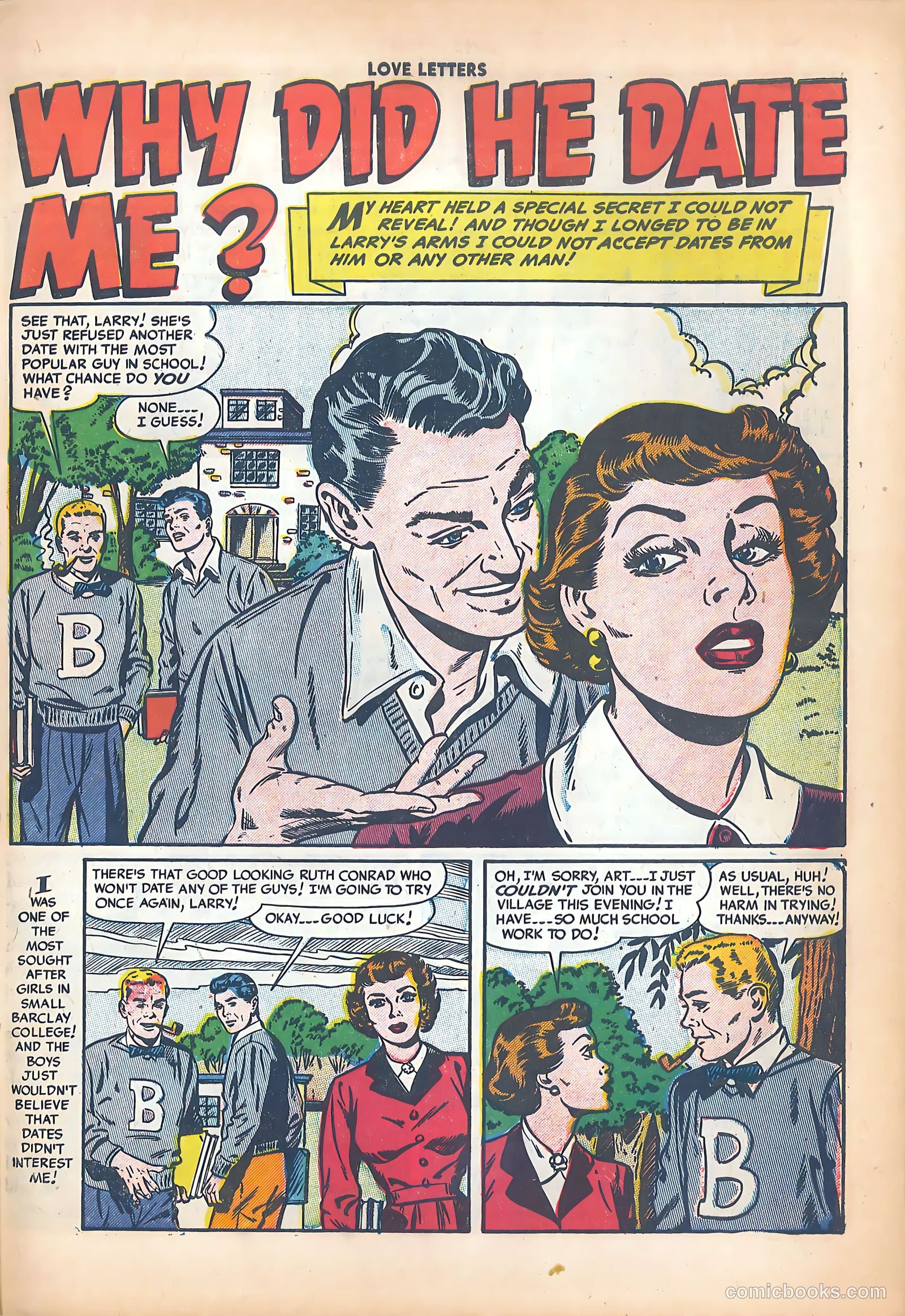 Love Letters #34 (1954) — page 27 of 37