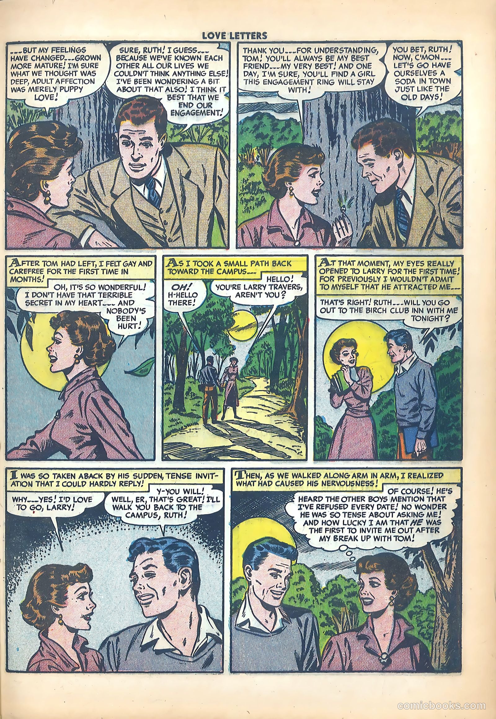 Love Letters #34 (1954) — page 29 of 37