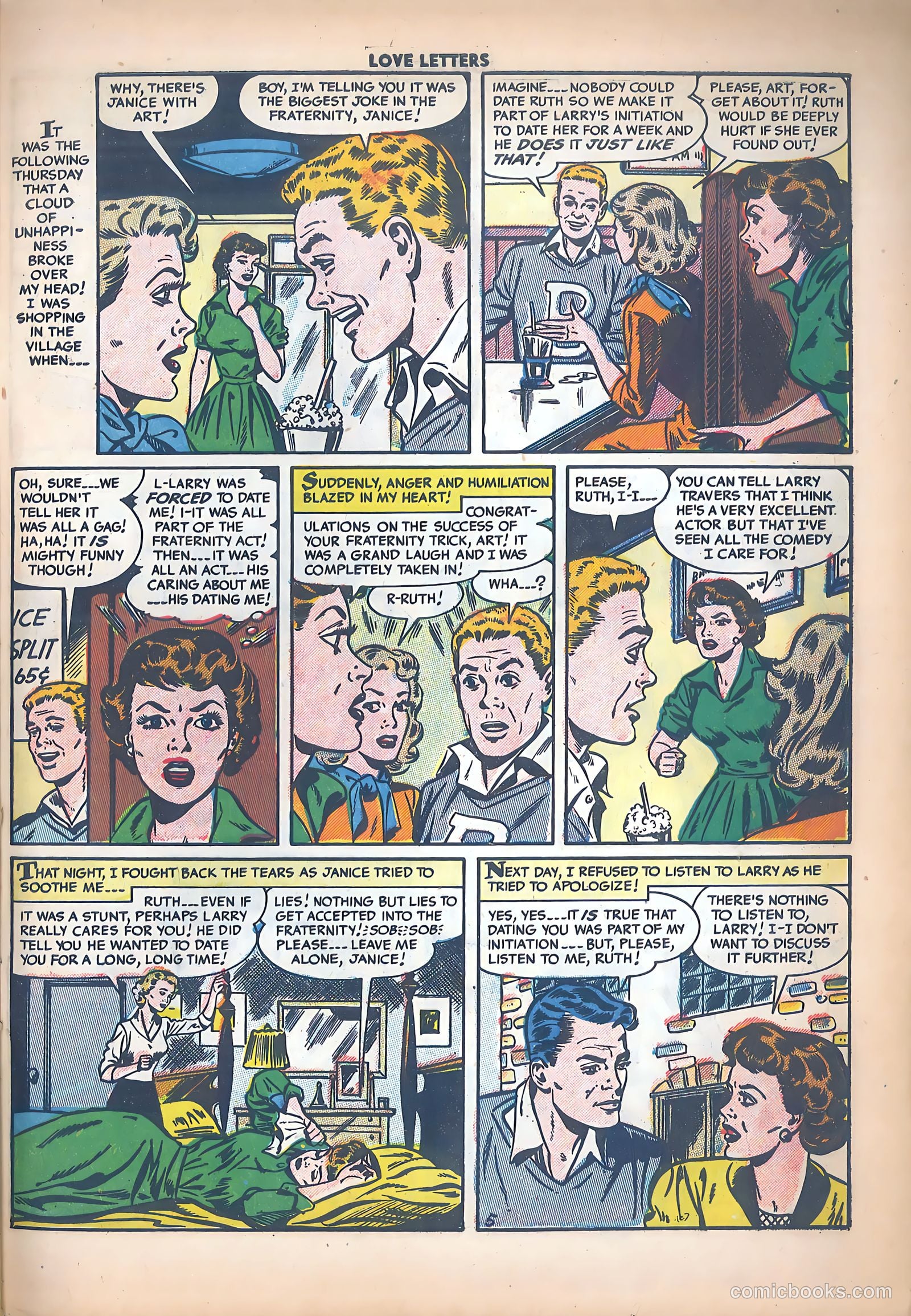 Love Letters #34 (1954) — page 31 of 37