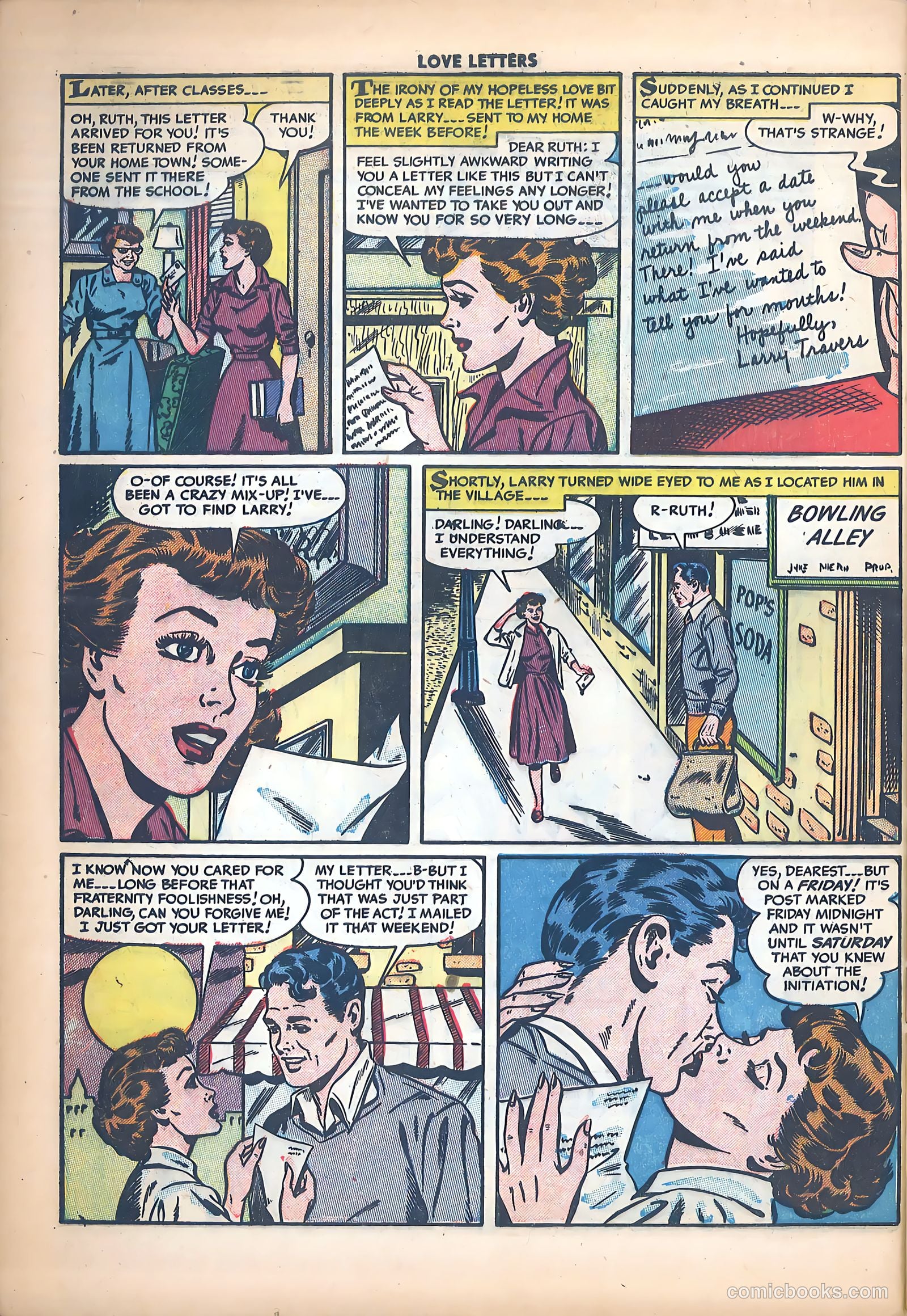 Love Letters #34 (1954) — page 32 of 37