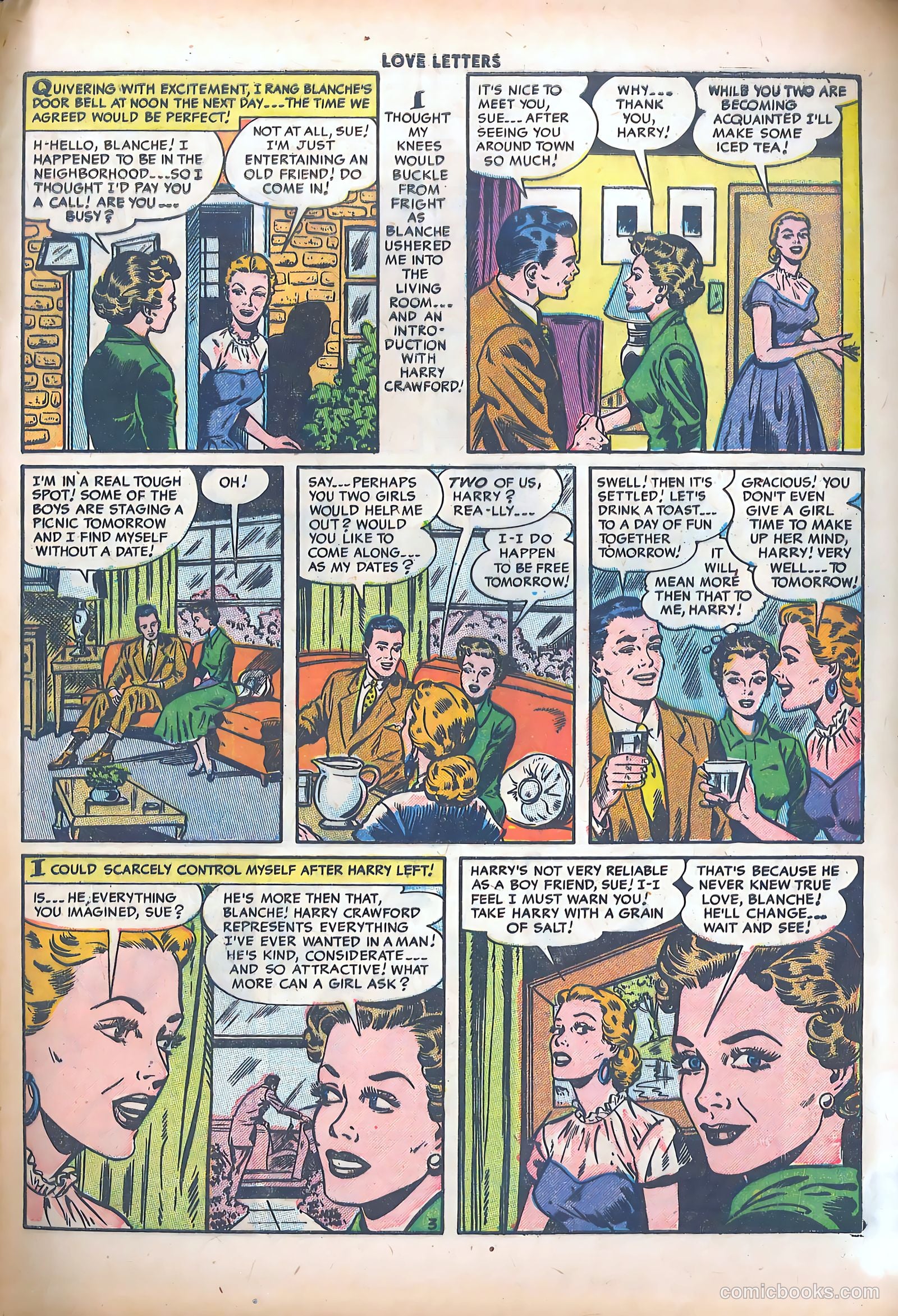 Love Letters #35 (1954) — page 5 of 36