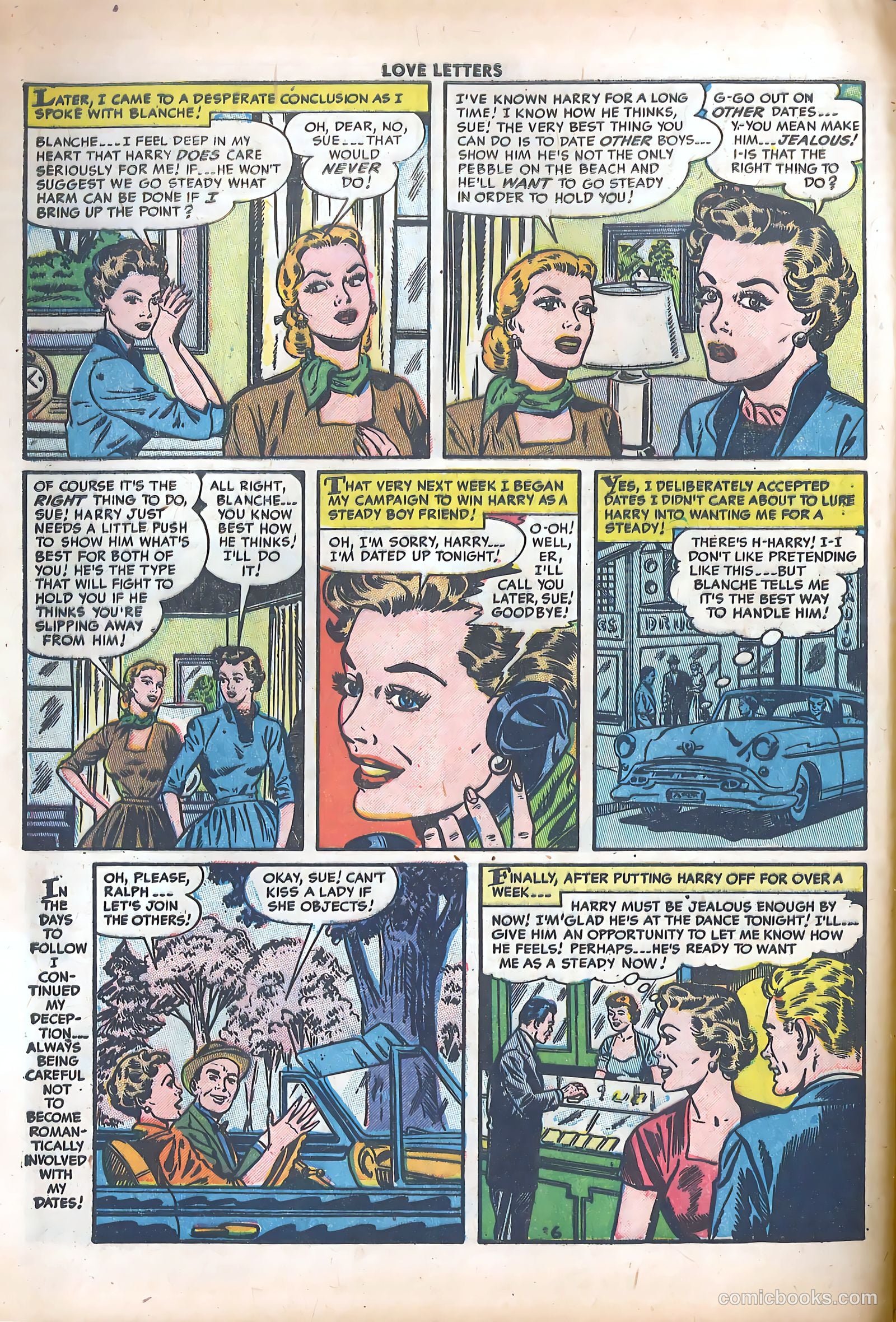 Love Letters #35 (1954) — page 8 of 36
