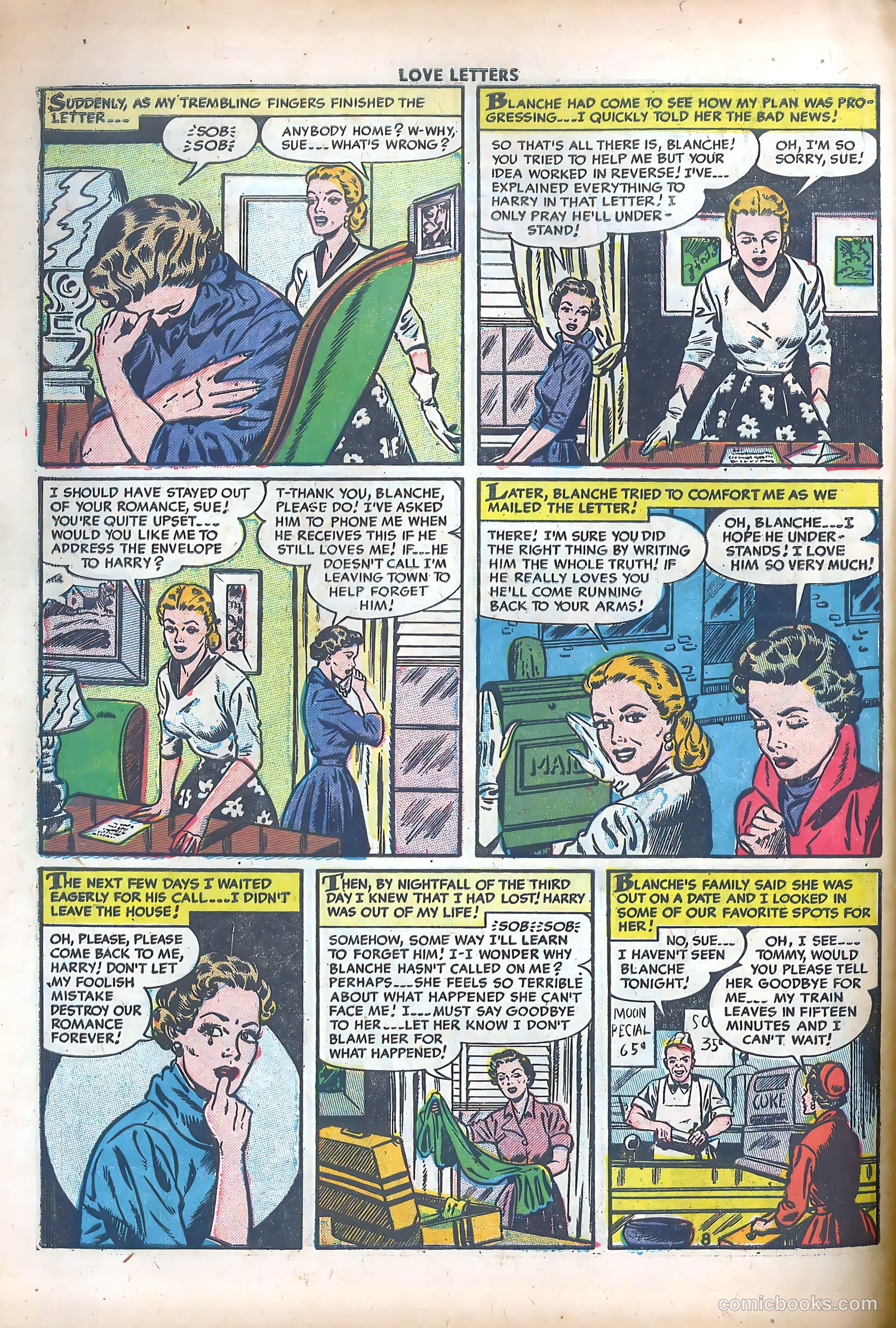 Love Letters #35 (1954) — page 10 of 36