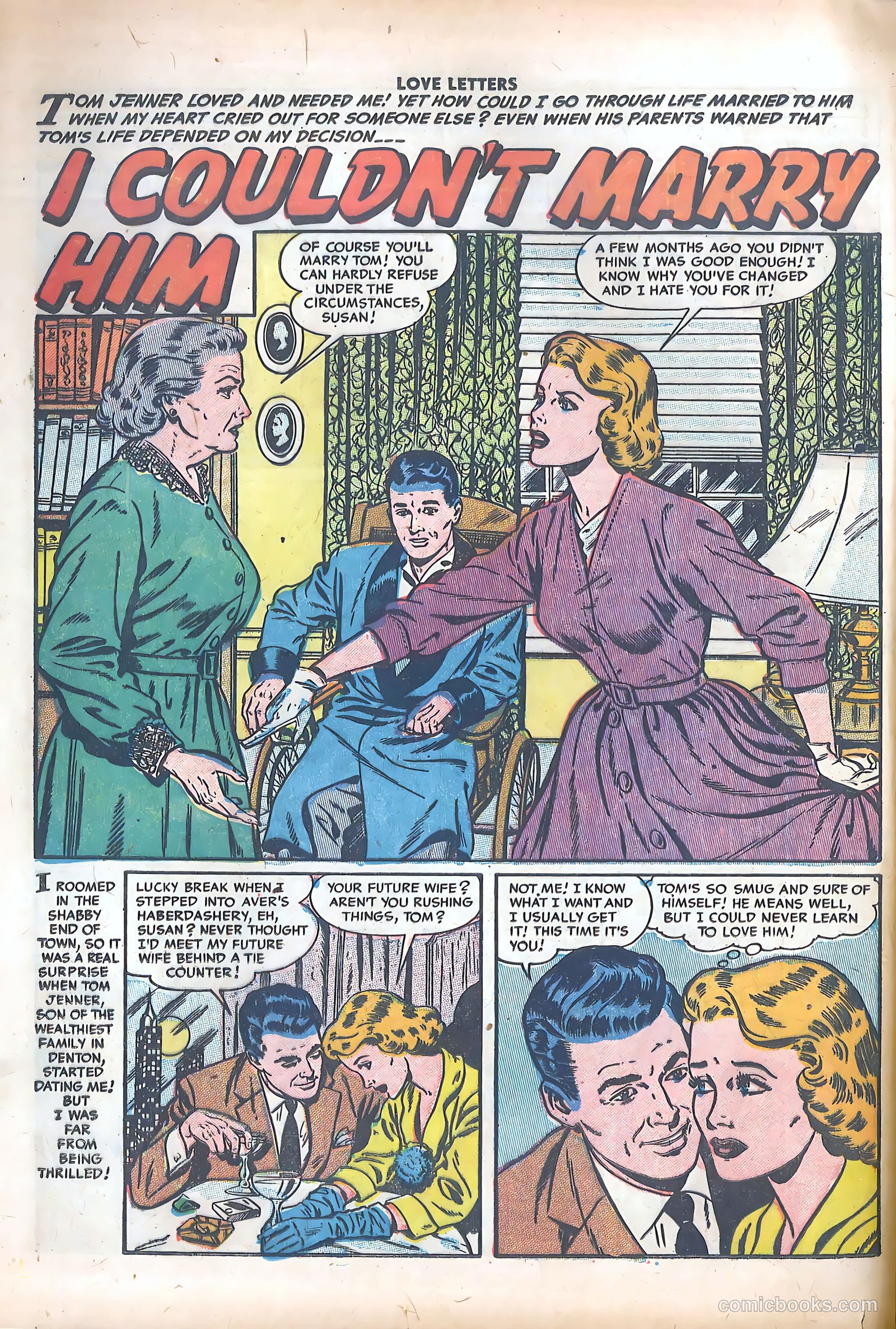 Love Letters #35 (1954) — page 12 of 36