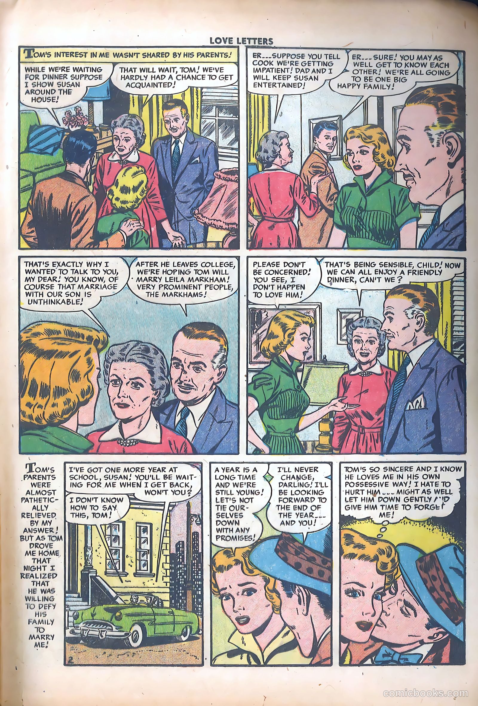 Love Letters #35 (1954) — page 13 of 36