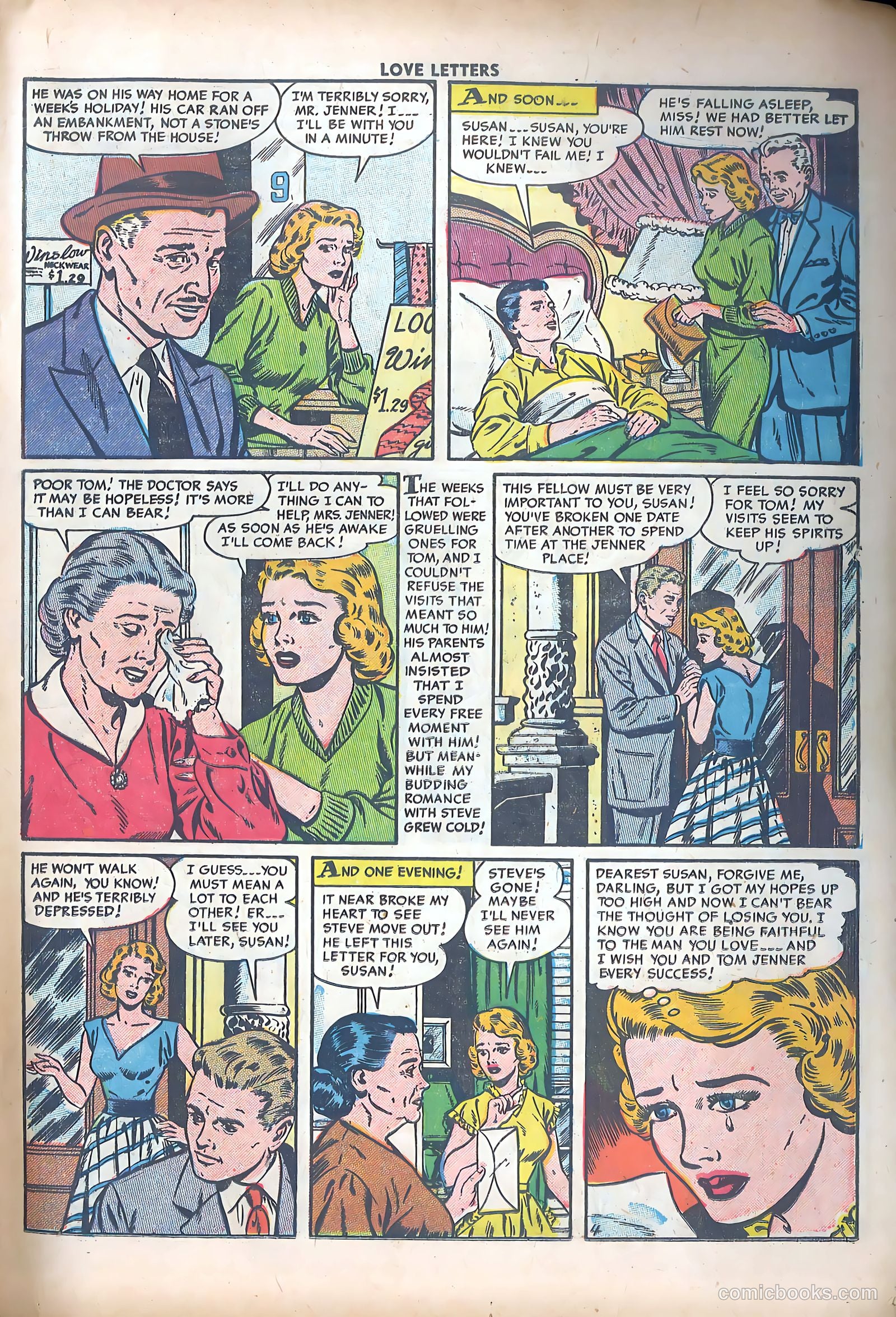 Love Letters #35 (1954) — page 15 of 36