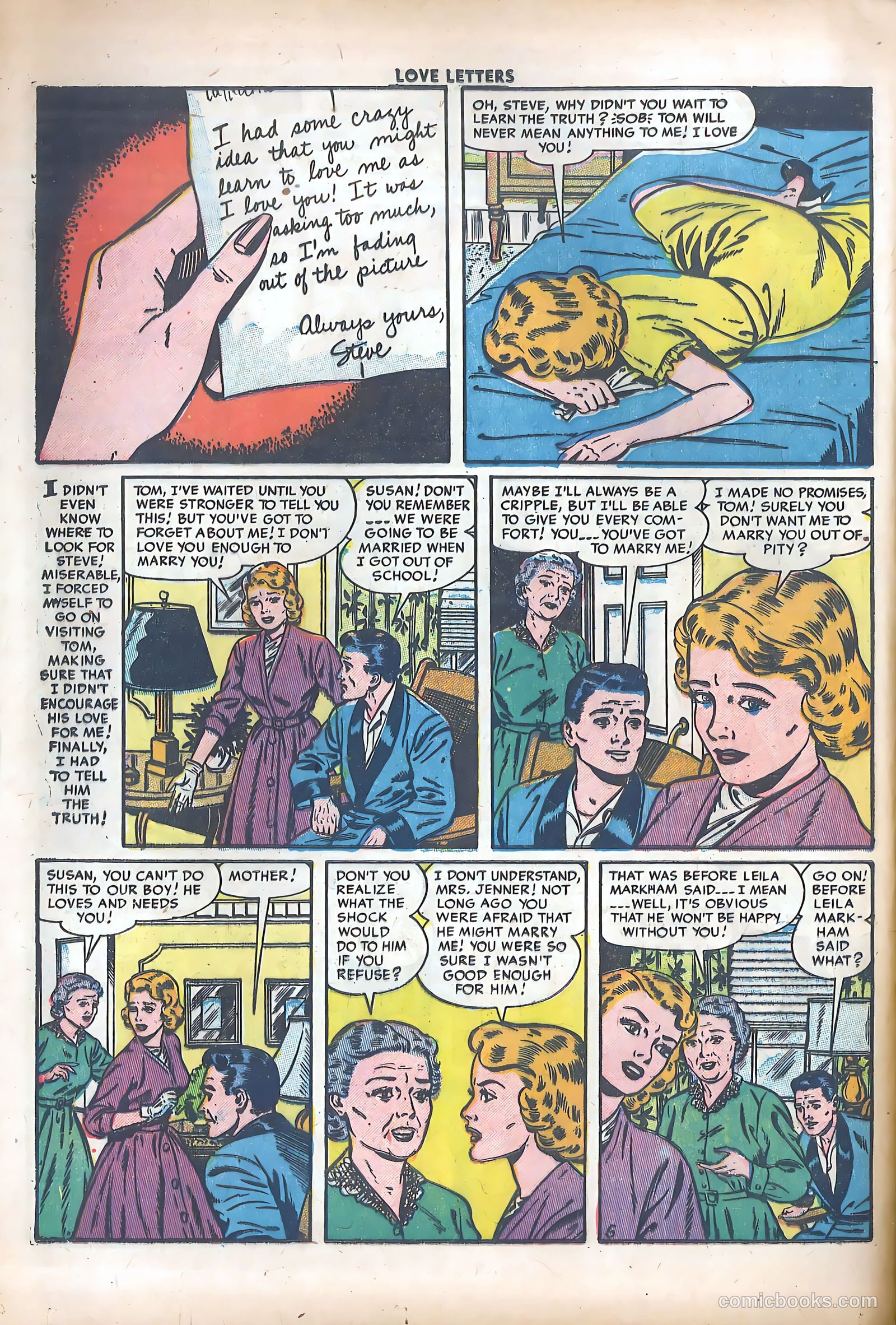 Love Letters #35 (1954) — page 16 of 36