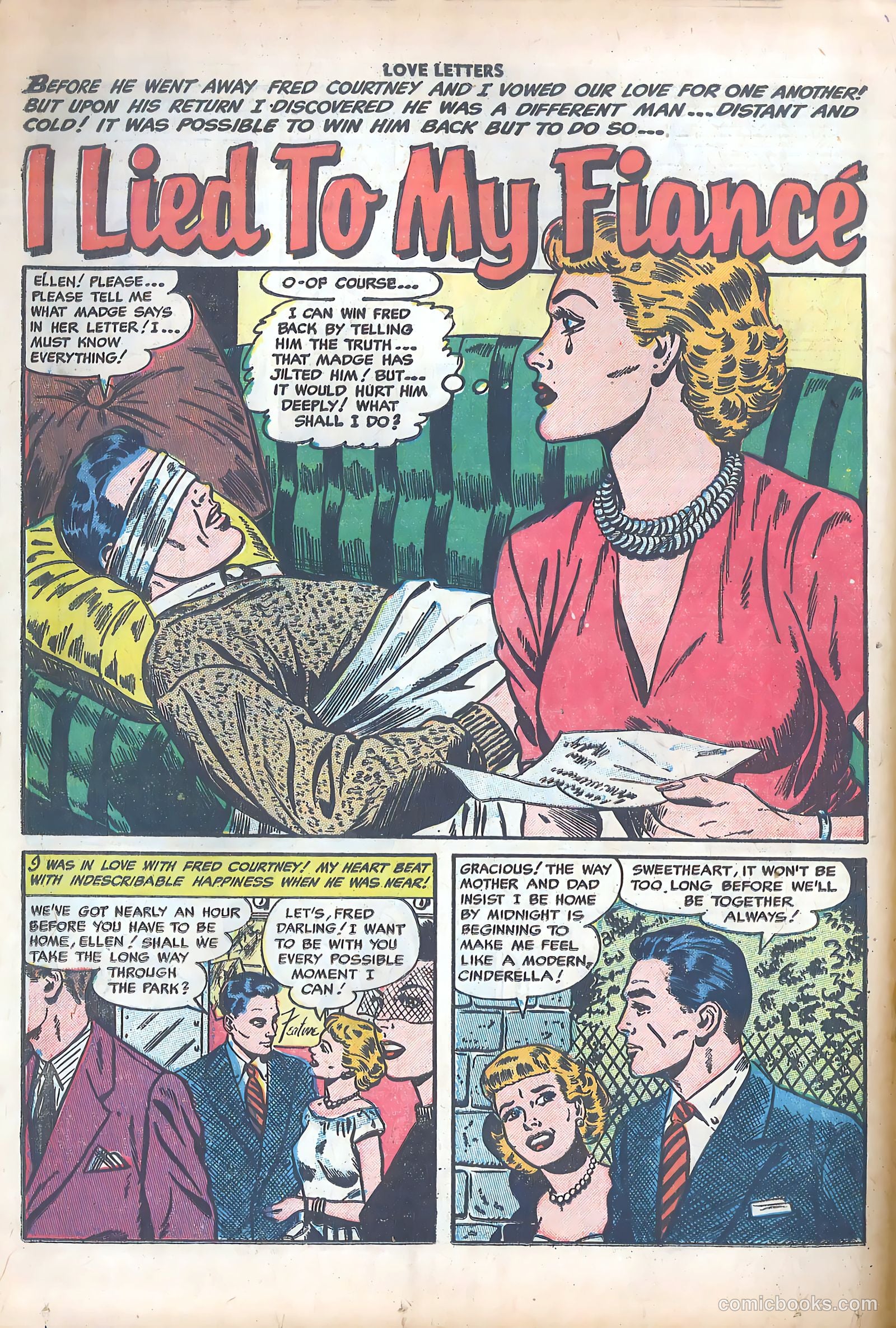 Love Letters #35 (1954) — page 18 of 36