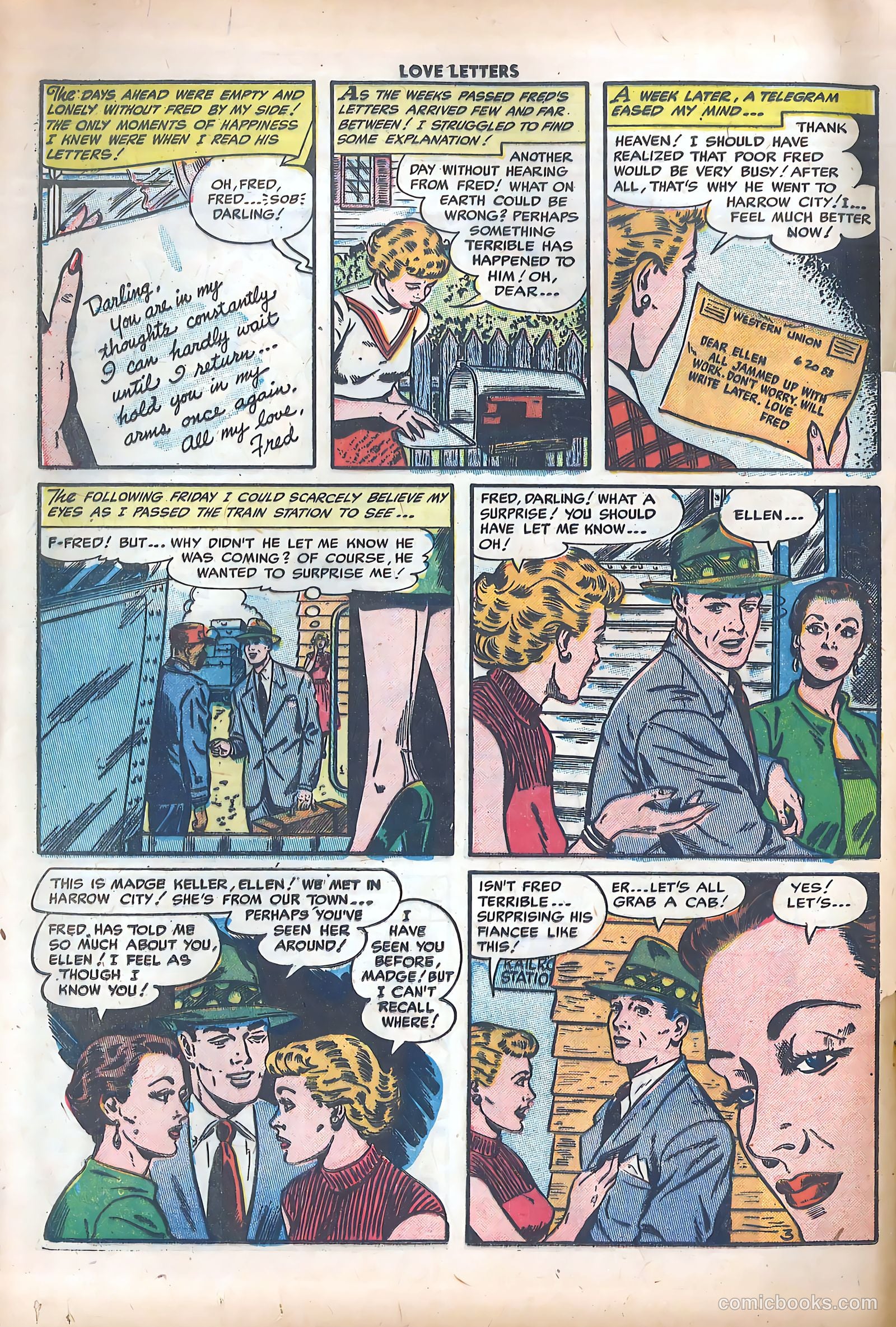 Love Letters #35 (1954) — page 20 of 36