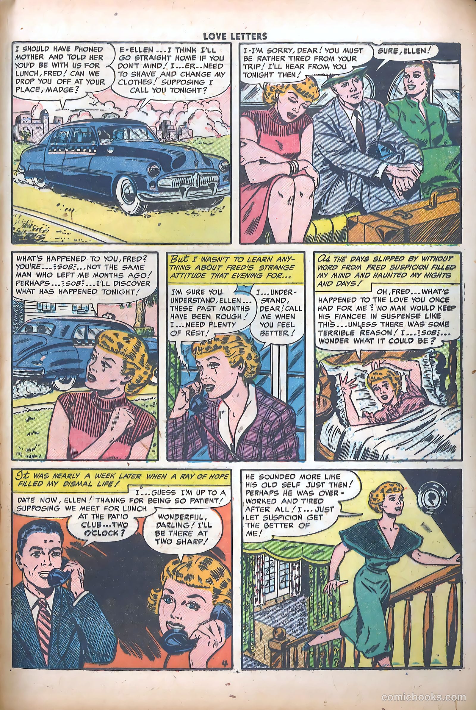 Love Letters #35 (1954) — page 21 of 36