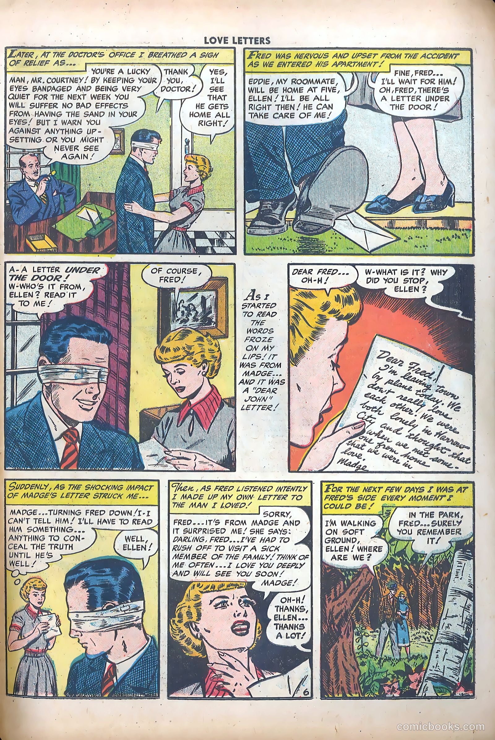 Love Letters #35 (1954) — page 23 of 36