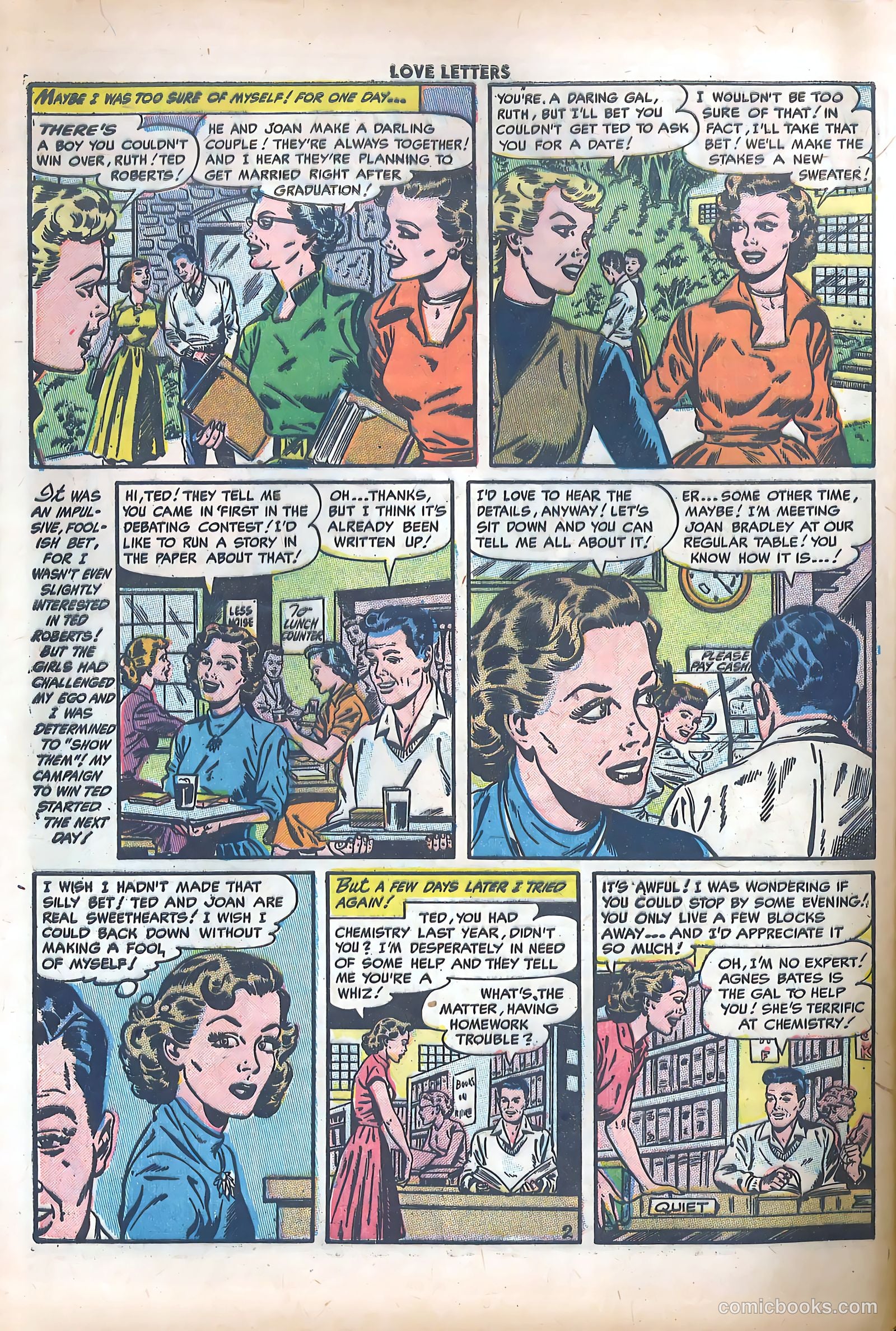 Love Letters #35 (1954) — page 28 of 36