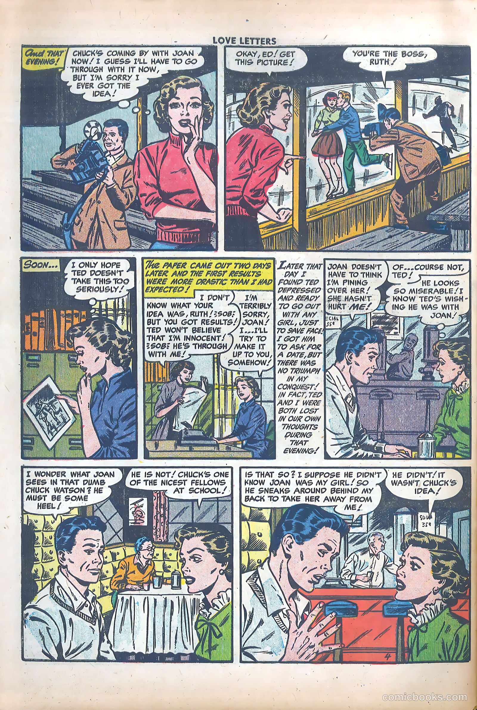 Love Letters #35 (1954) — page 30 of 36