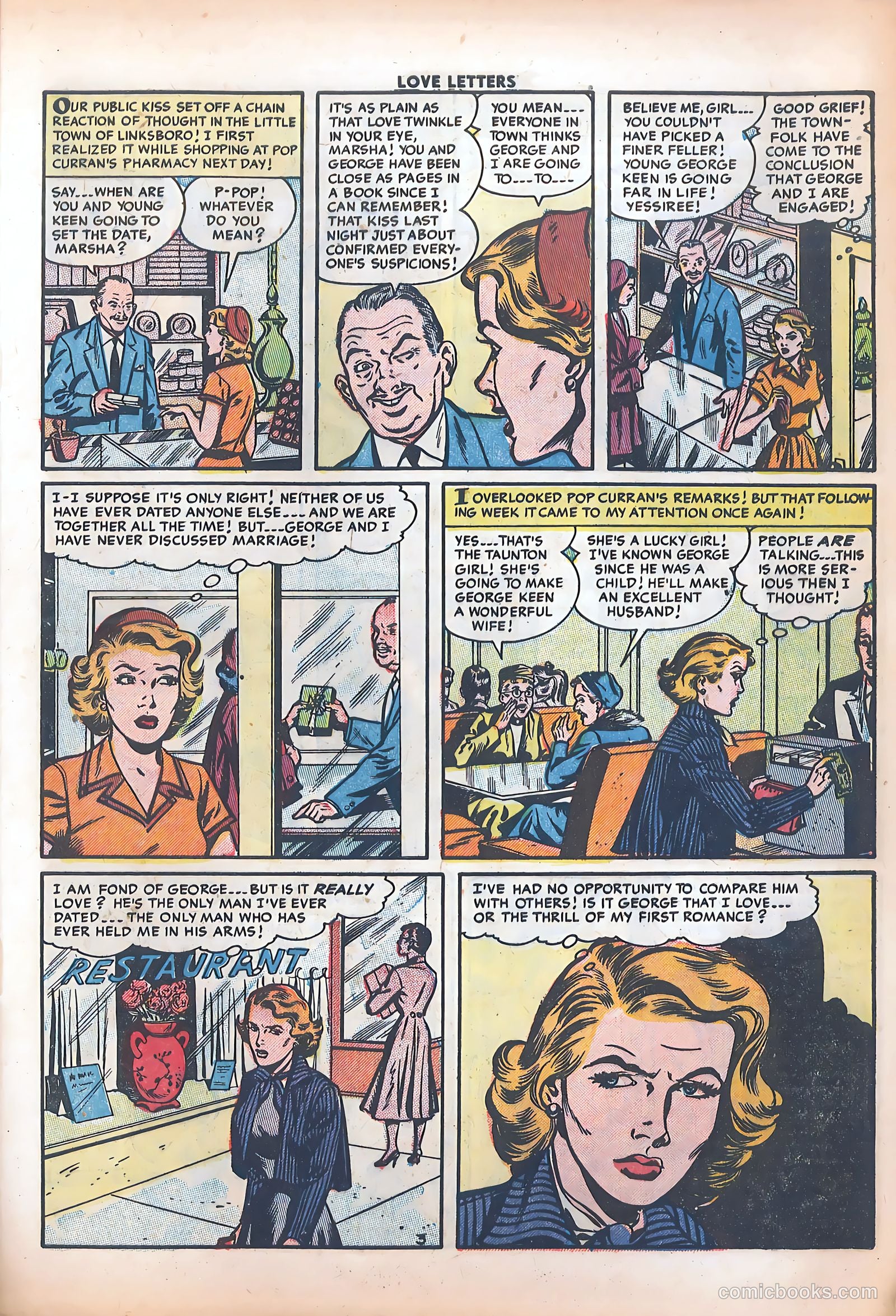 Love Letters #36 (1954) — page 5 of 36