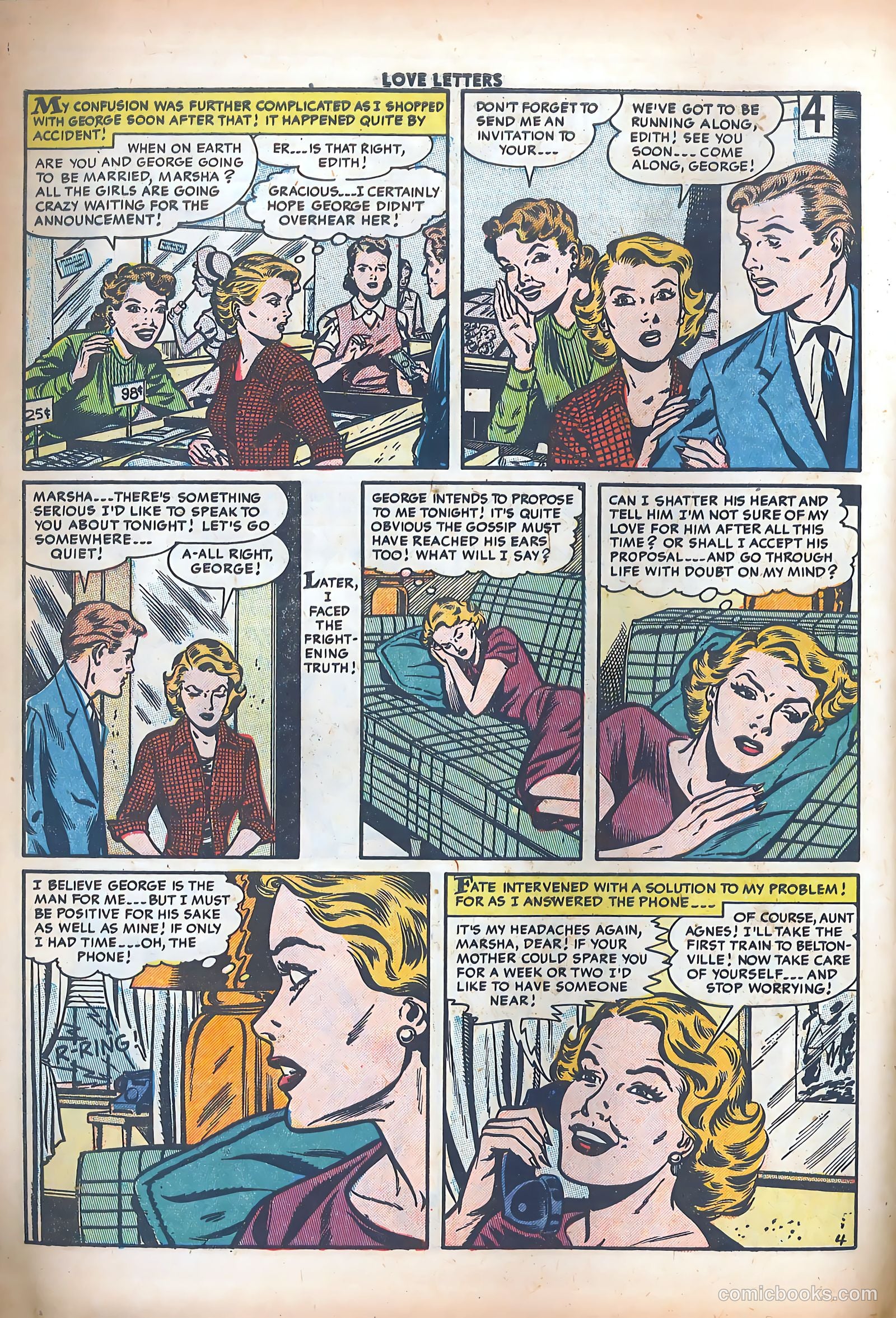 Love Letters #36 (1954) — page 6 of 36