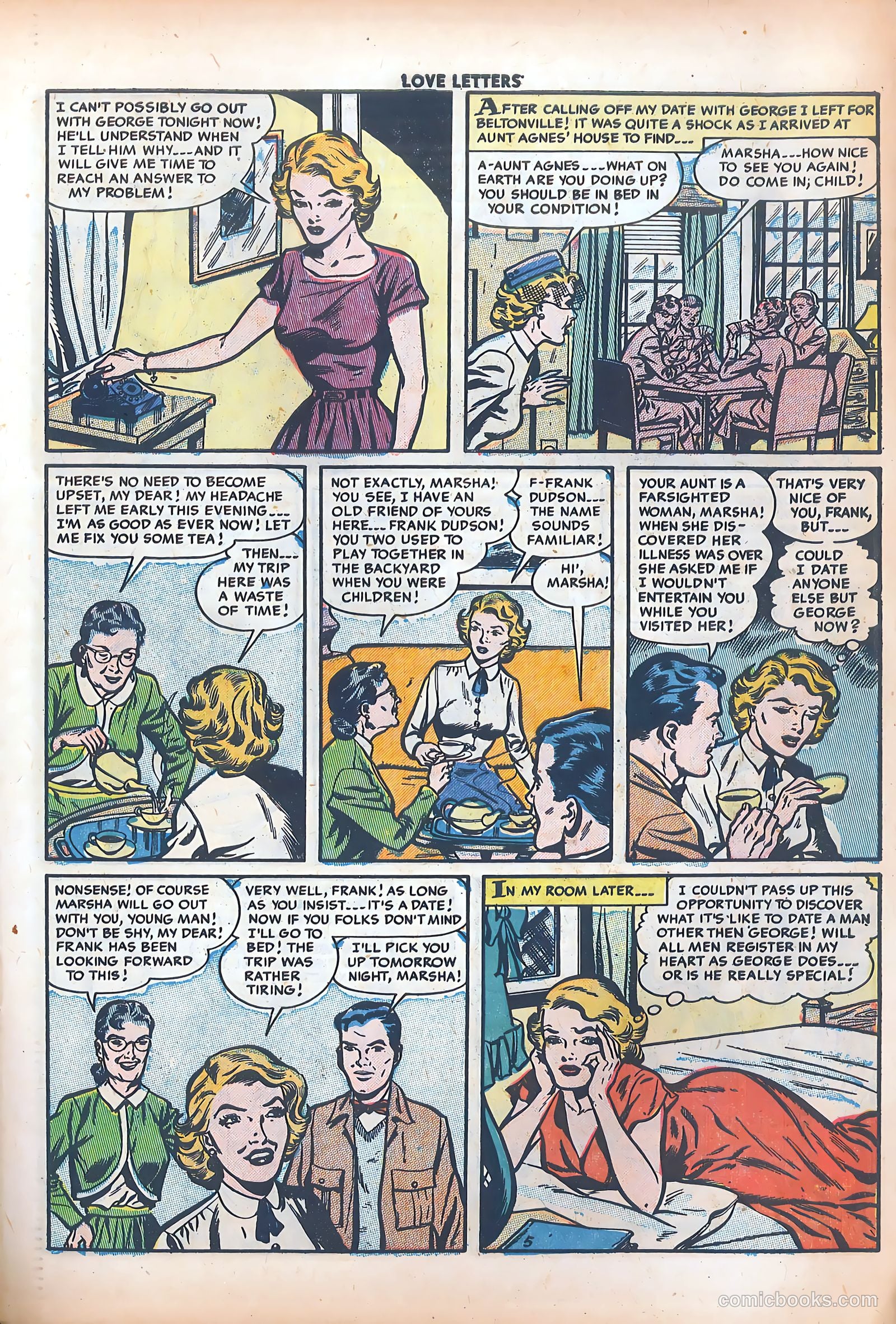 Love Letters #36 (1954) — page 7 of 36