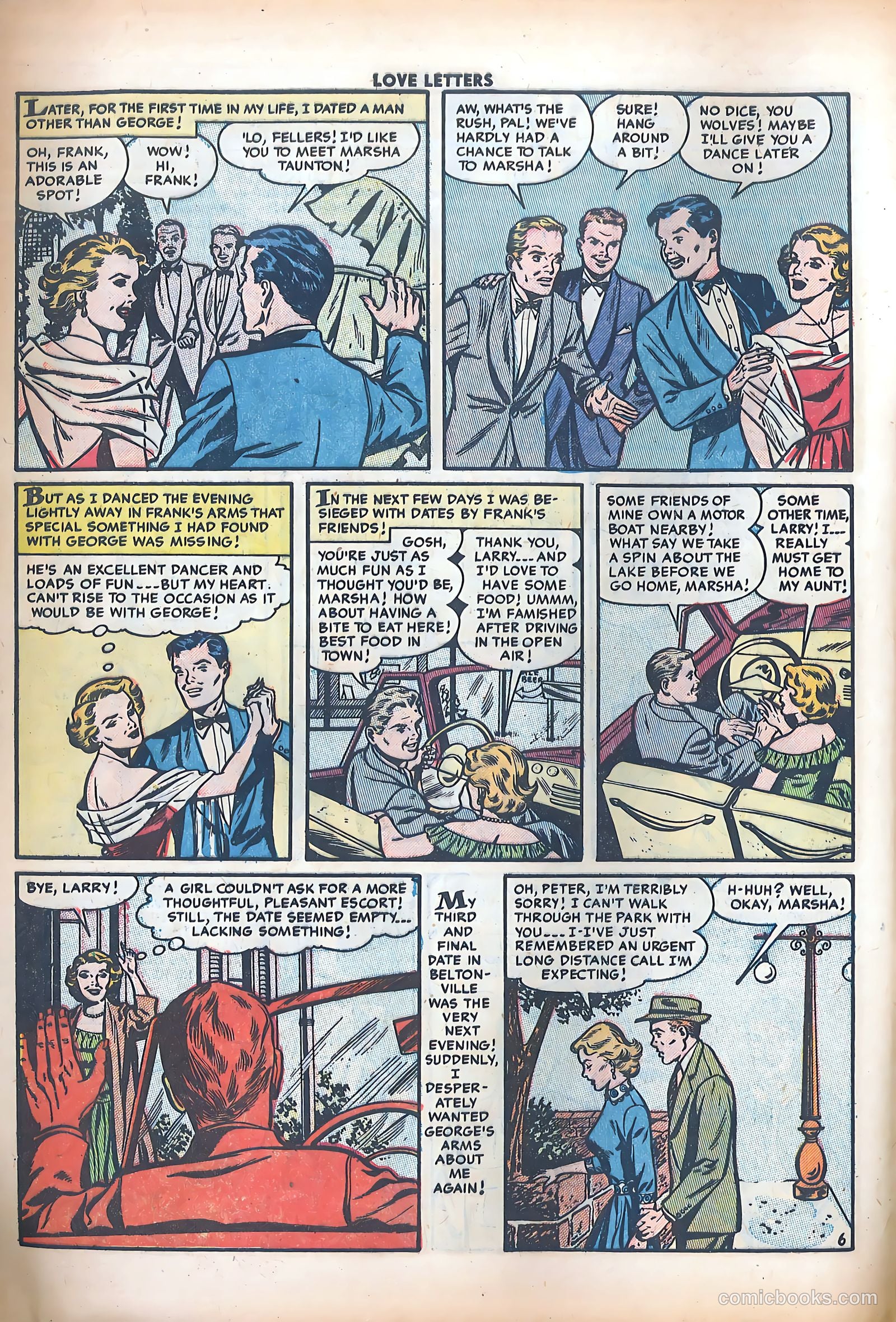 Love Letters #36 (1954) — page 8 of 36