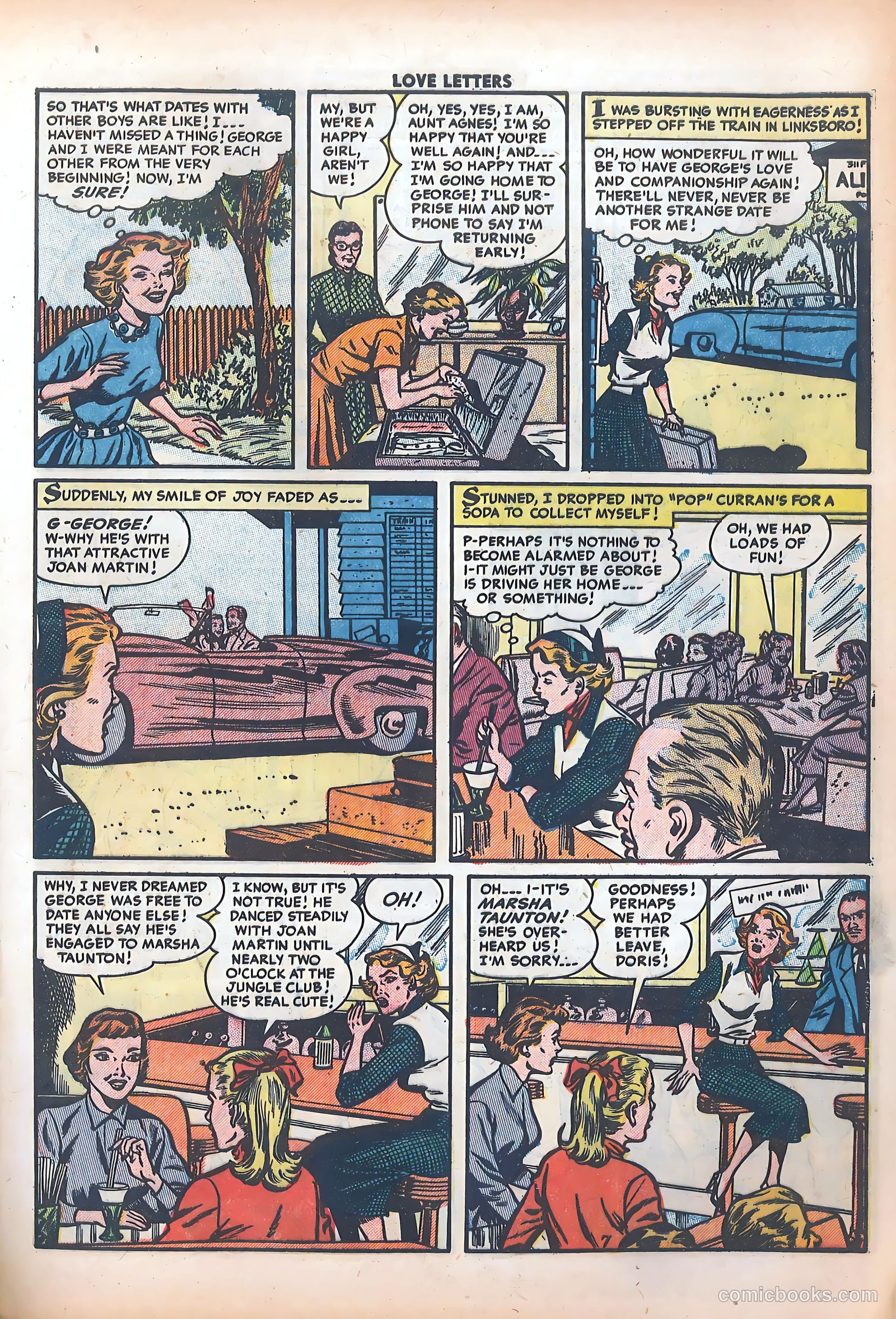 Love Letters #36 (1954) — page 9 of 36