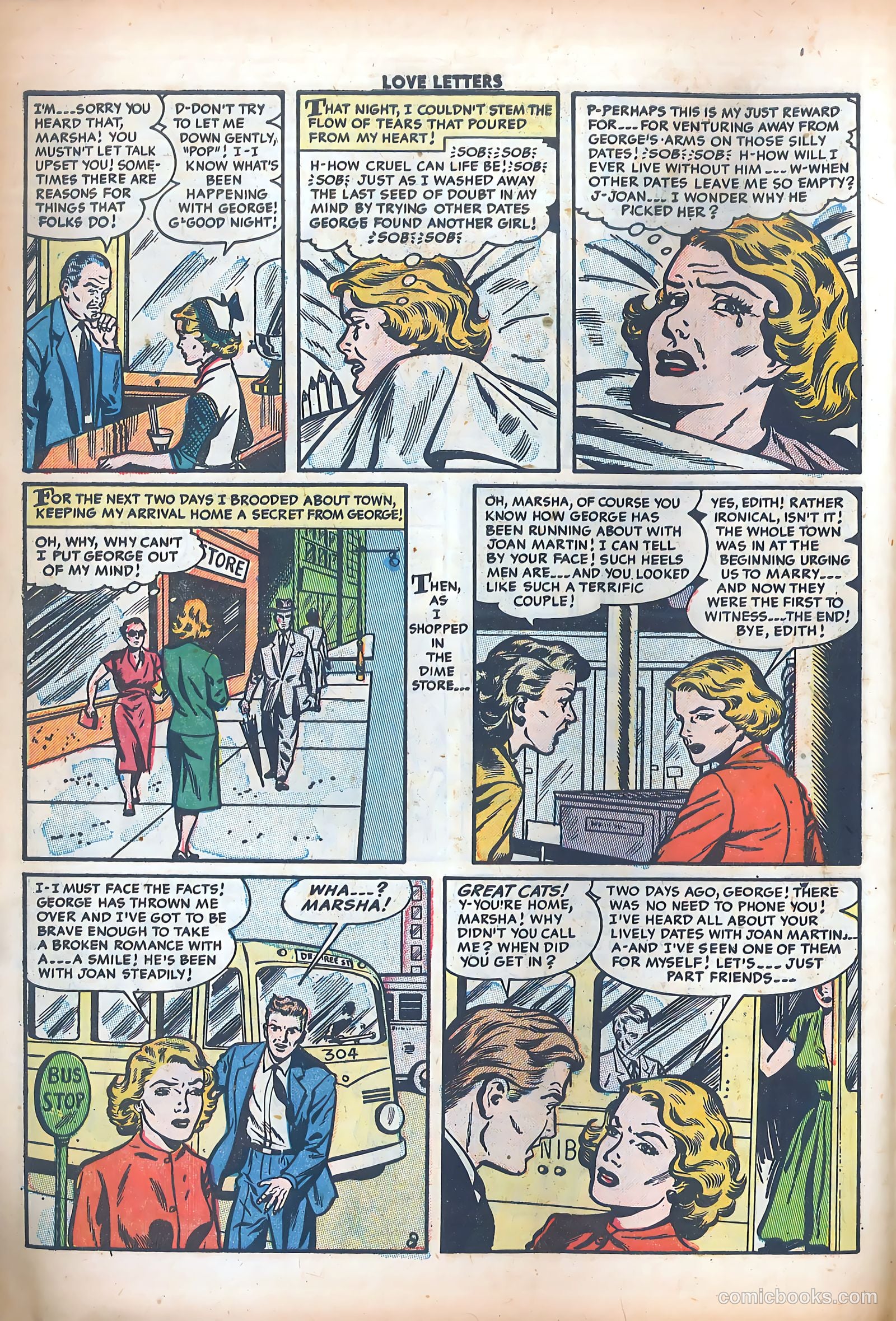 Love Letters #36 (1954) — page 10 of 36
