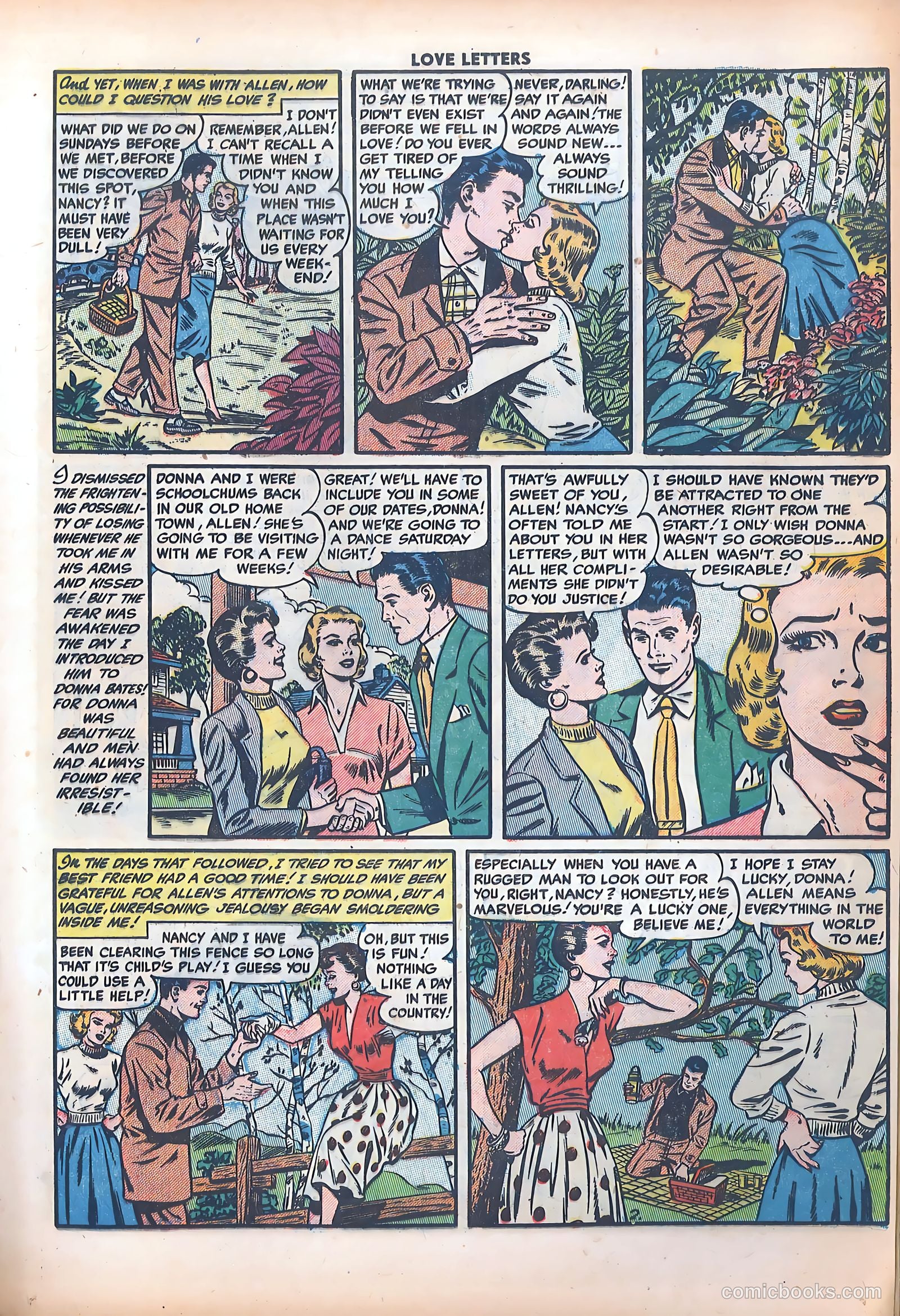 Love Letters #36 (1954) — page 13 of 36