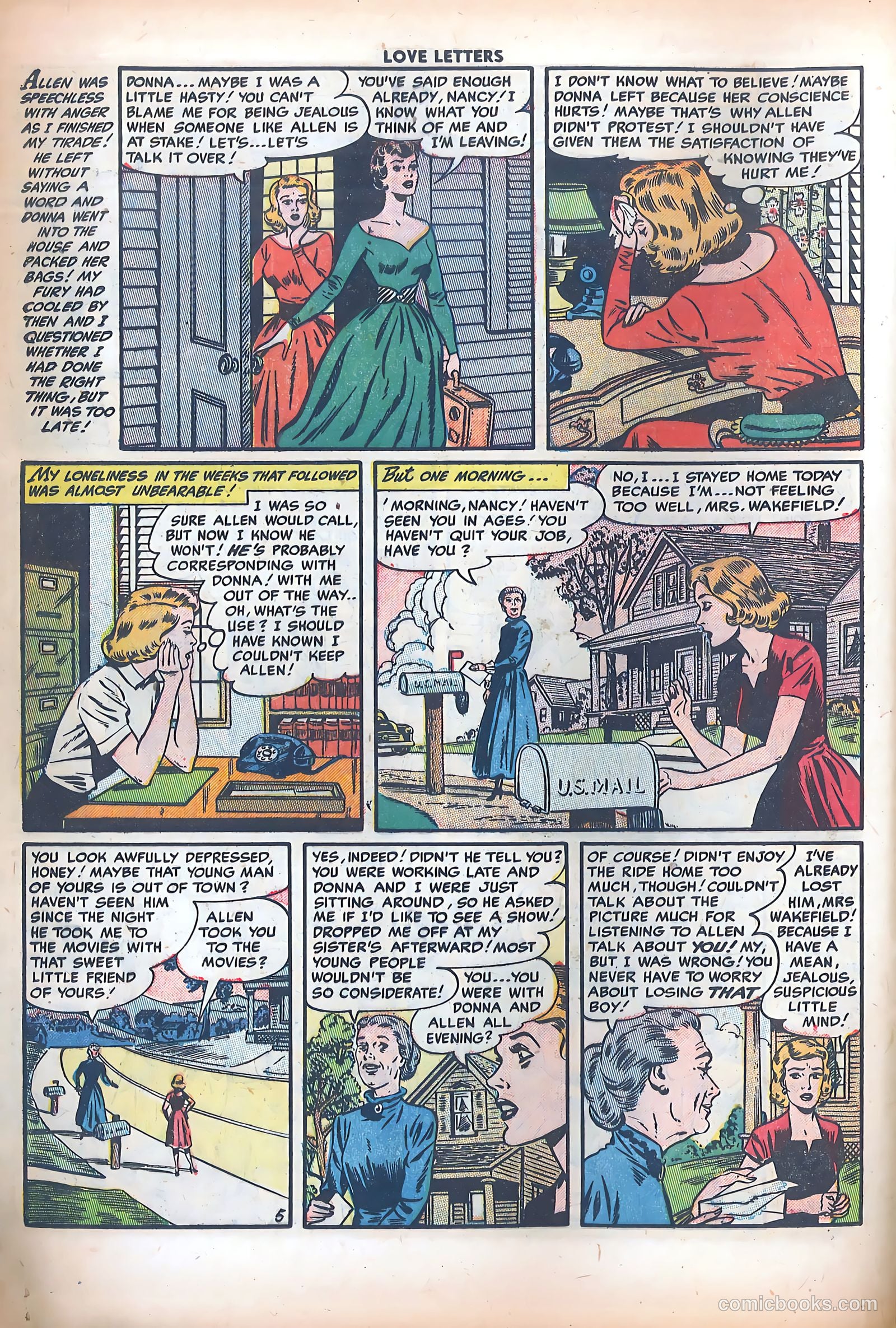 Love Letters #36 (1954) — page 16 of 36
